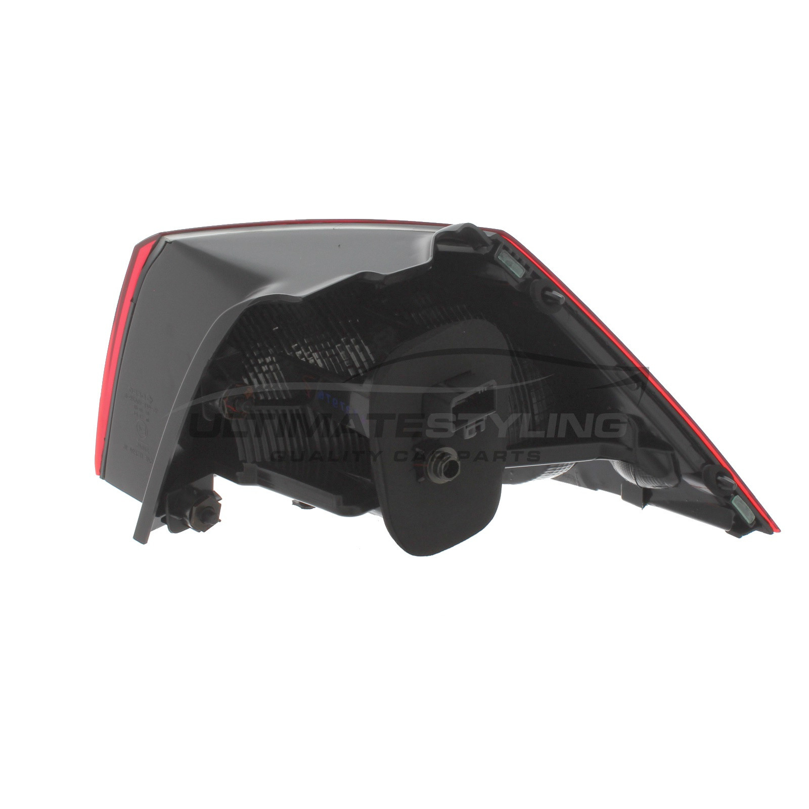 VW Golf 2017-2020 LED Red & Clear Lens Outer (Wing) Rear Light / Tail Light Including Bulb Holder Passenger Side (LH)