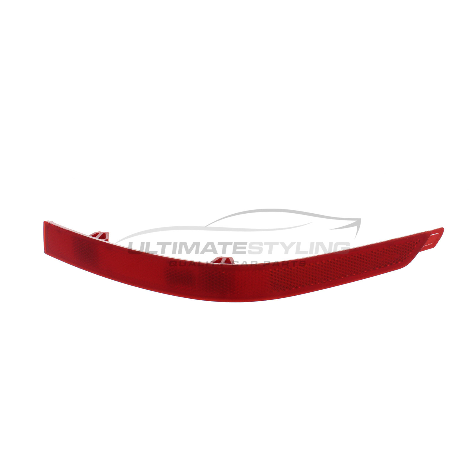VW Caravelle 2015-2022 / Transporter 2015-2023 - Rear Reflector - Curved Type - Red - Drivers Side Right Hand - Rear Tailgate Models