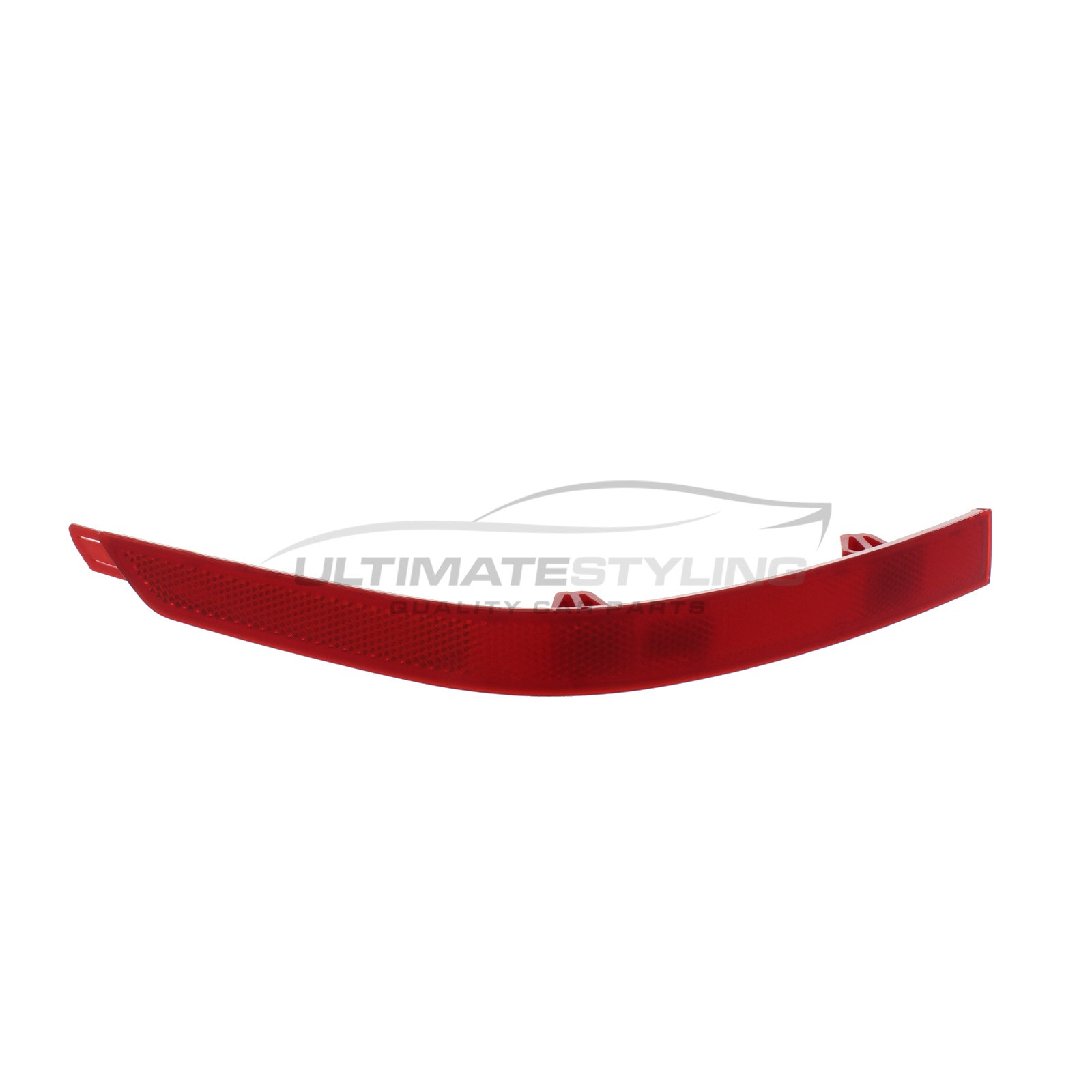 VW Caravelle 2015-2022 / Transporter 2015-2023 - Rear Reflector - Curved Type - Red - Passenger Side Left Hand - Rear Tailgate Models