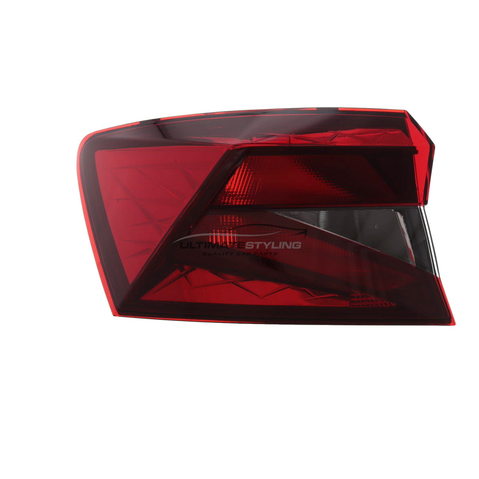 Skoda Fabia 2021-> Rear Light / Tail Light - Outer (Wing) - Smoked Indicator - Non-LED Type - Passenger Side Left Hand