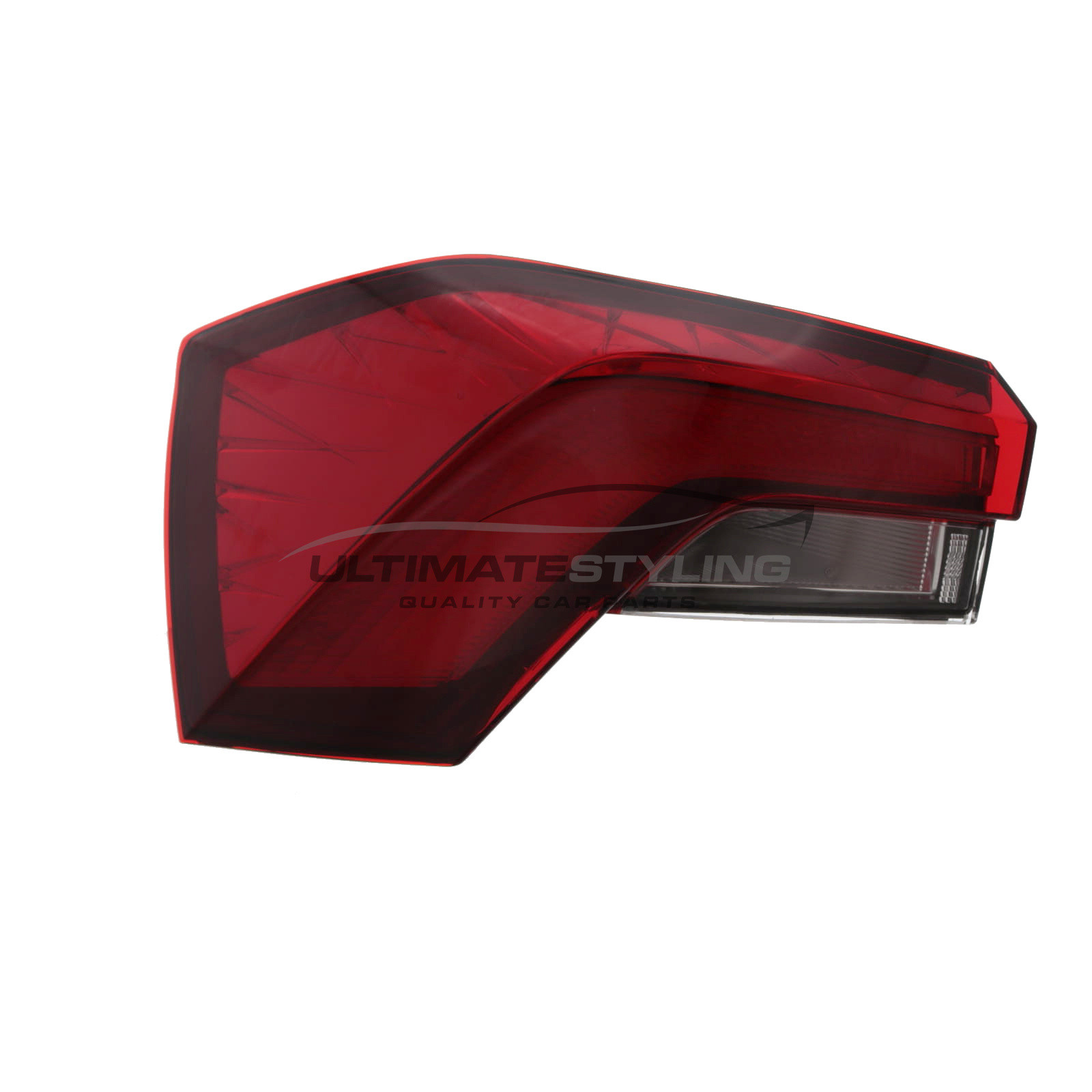 Skoda Kamiq 2019-> - Rear Light / Tail Light - Outer (Wing) - Red With Clear Indicator - LD Type - Includes Bulb Holder - Drivers Side Right Hand