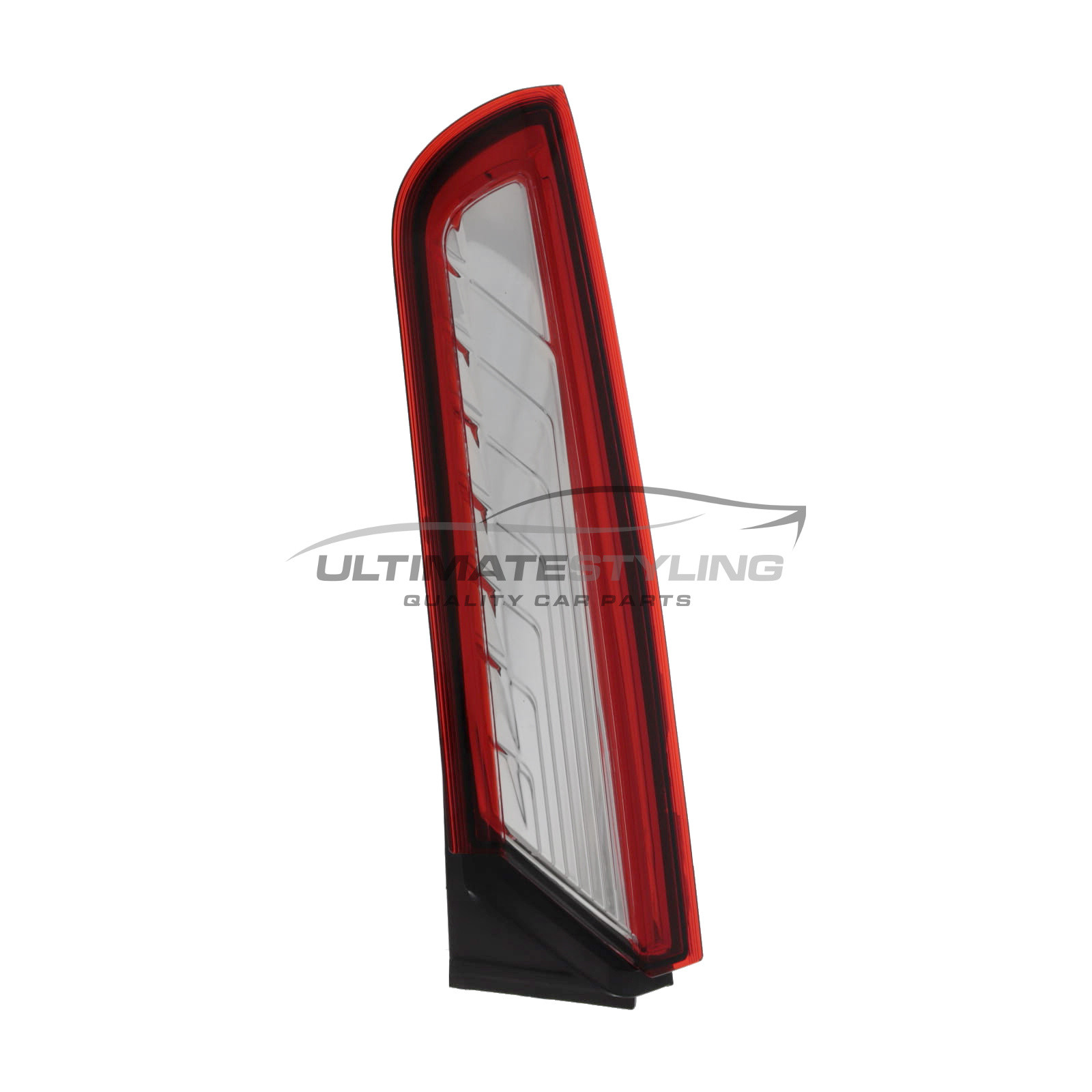 Ford Tourneo Connect 2013-2020 / Transit Connect 2013-> - Rear Light / Tail Light - Upper Section - Red & Chrome - Passenger Side Left Hand