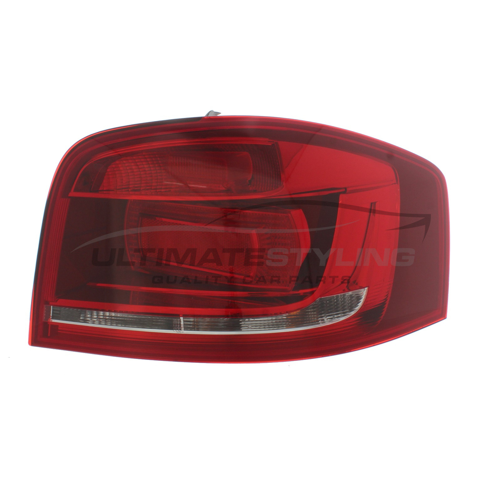 Audi A3 2008-2013 Non-LED Outer (Wing) Rear Light / Tail Light Including Bulb Holder Drivers Side (RH)