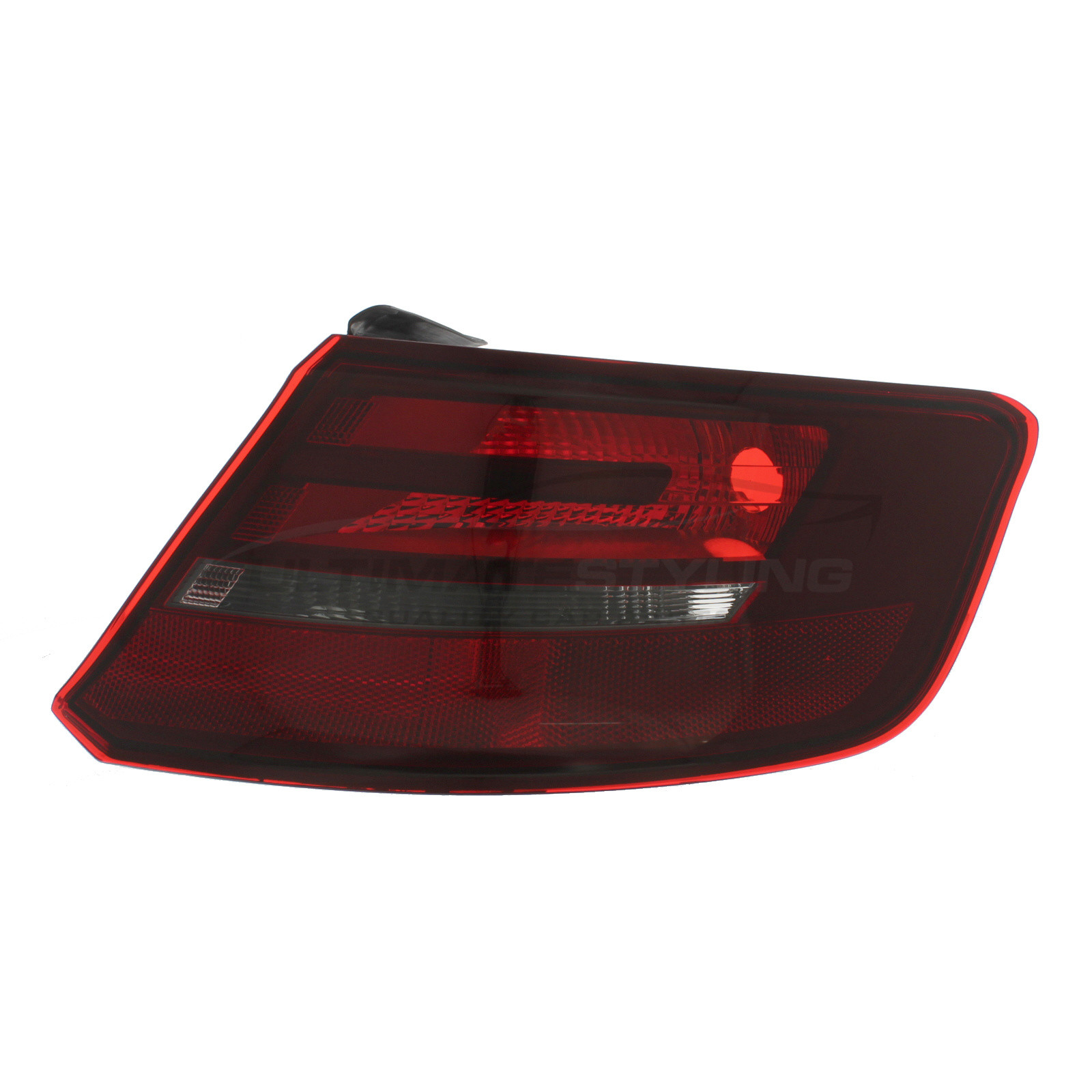 Audi A3 2012-2019 Non-LED with Smoked Indicator Outer (Wing) Rear Light / Tail Light Excluding Bulb Holder Drivers Side (RH)