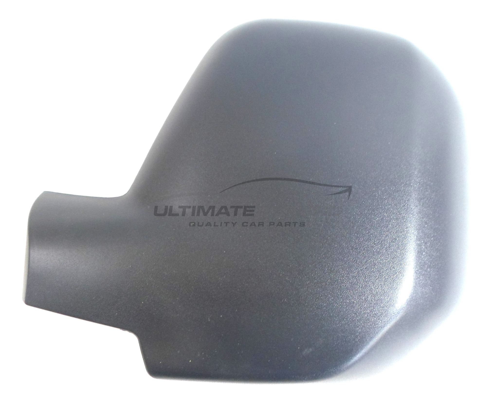 Citroen Berlingo 2008-2012, Peugeot Partner 2008-2012 Wing Mirror Cover Cap Casing Black (Textured) Passenger Side (LH)