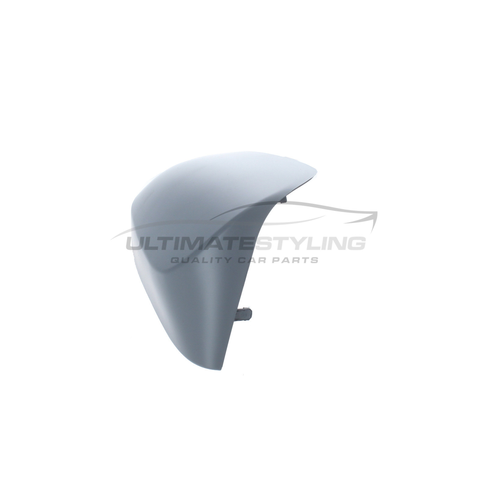 Primed Door Mirror Cover For Citroen C1 (2005-2015) - Right Side, Manual Adjustment, Ready To Paint
