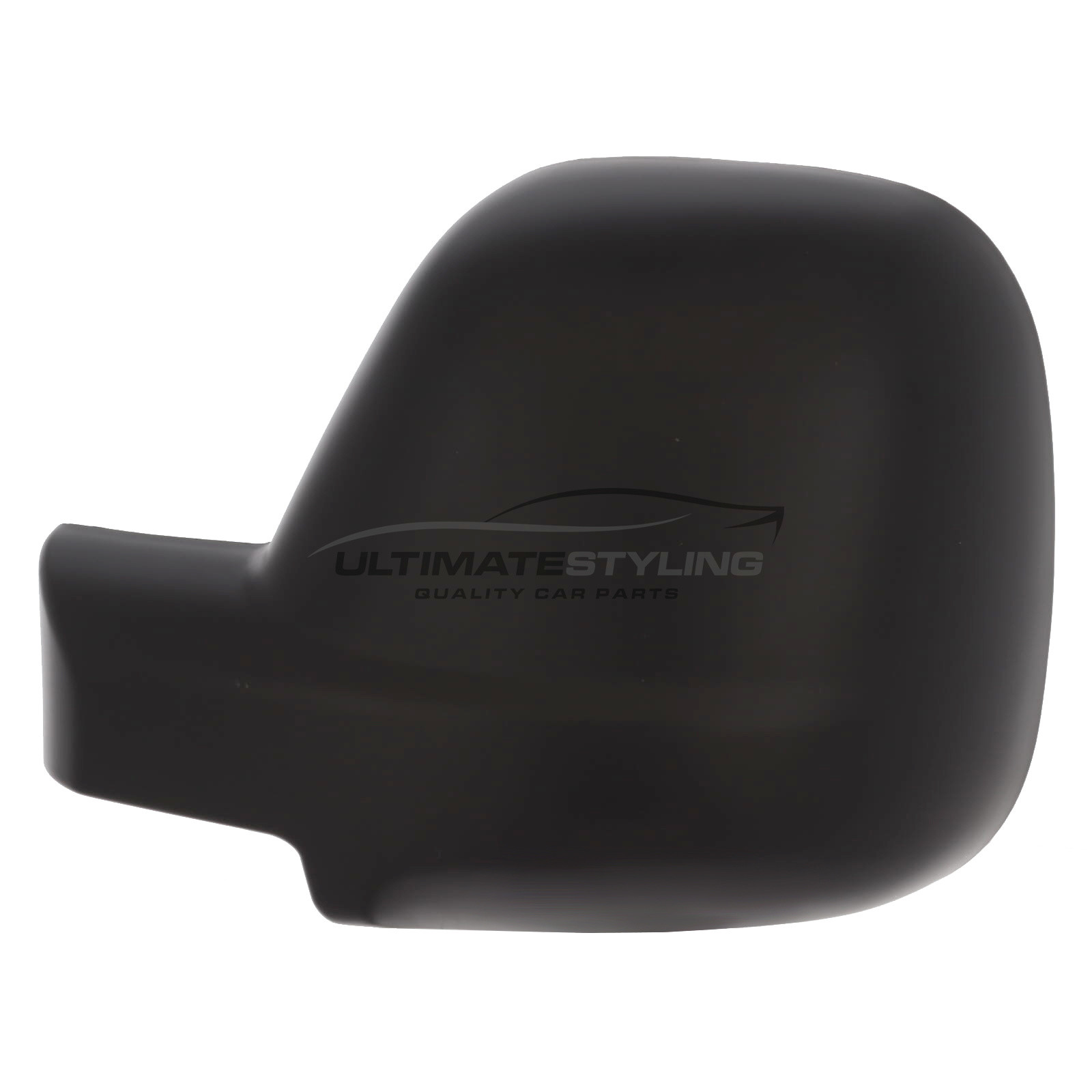 Citroen Berlingo Mk3 / Dispatch / SpaceTourer, Fiat Doblo / Scudo, Peugeot Expert / Partner Mk3 / Rifter / Traveller, Toyota Proace City, Vauxhall Combo / Vivaro Mk3 Wing Mirror Cover- Black - Textured - Passengers Side Nearside Left Hand