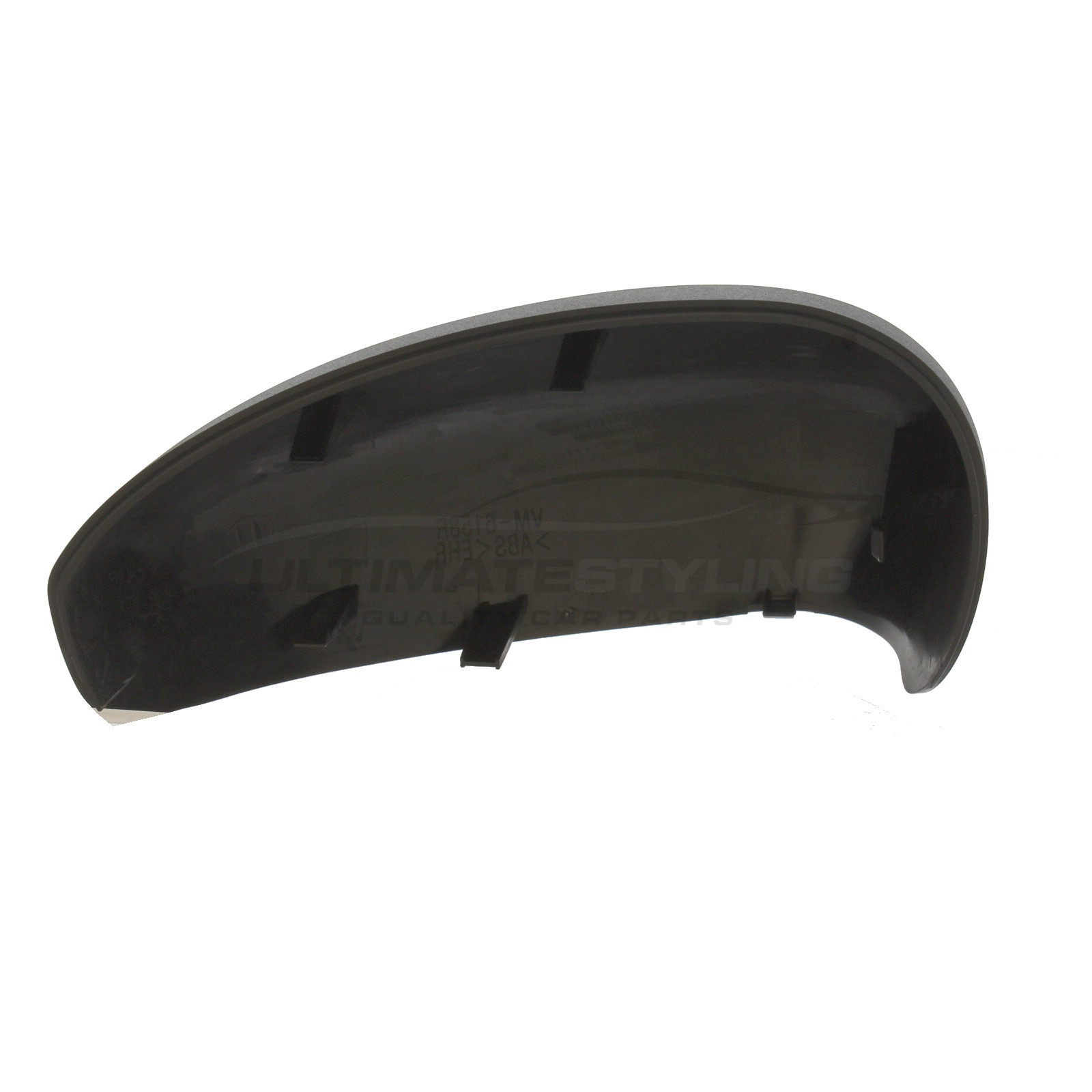 Fiat 500 2008-> Wing Mirror Cover Cap Casing Black (Textured) Passenger Side (LH)