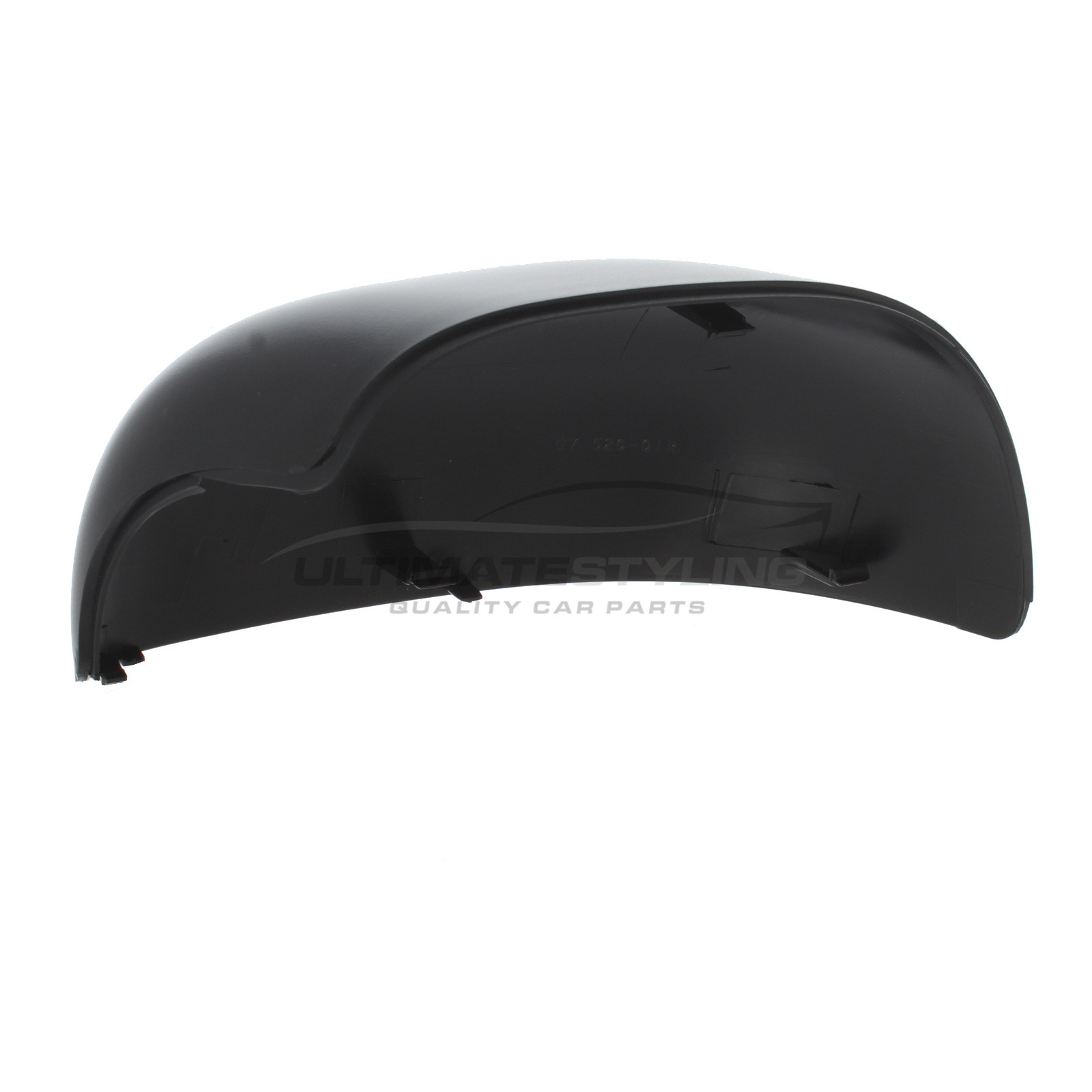 Fiat Panda 2003-> Wing Mirror Cover Cap Casing Black (Textured) Drivers Side (RH)