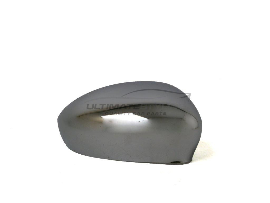 Abarth 500 2015-2017, Abarth 595 2015->, Abarth 695 2015->, Fiat 500 2008-> Wing Mirror Cover Cap Casing Chrome Finish Drivers Side (RH)