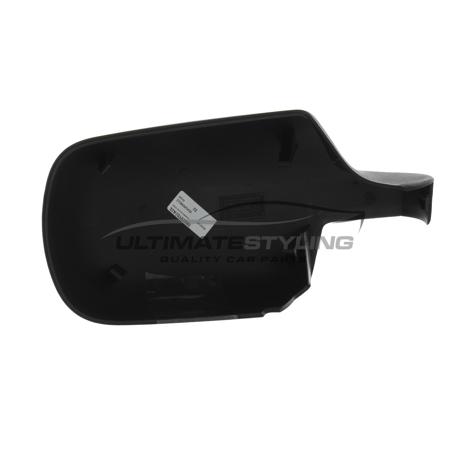 Textured For Passenger Side LH Ultimate Styling Aftermarket Replacement Wing Mirror Cover Cap Colour Of Cover Black Left Hand Side 