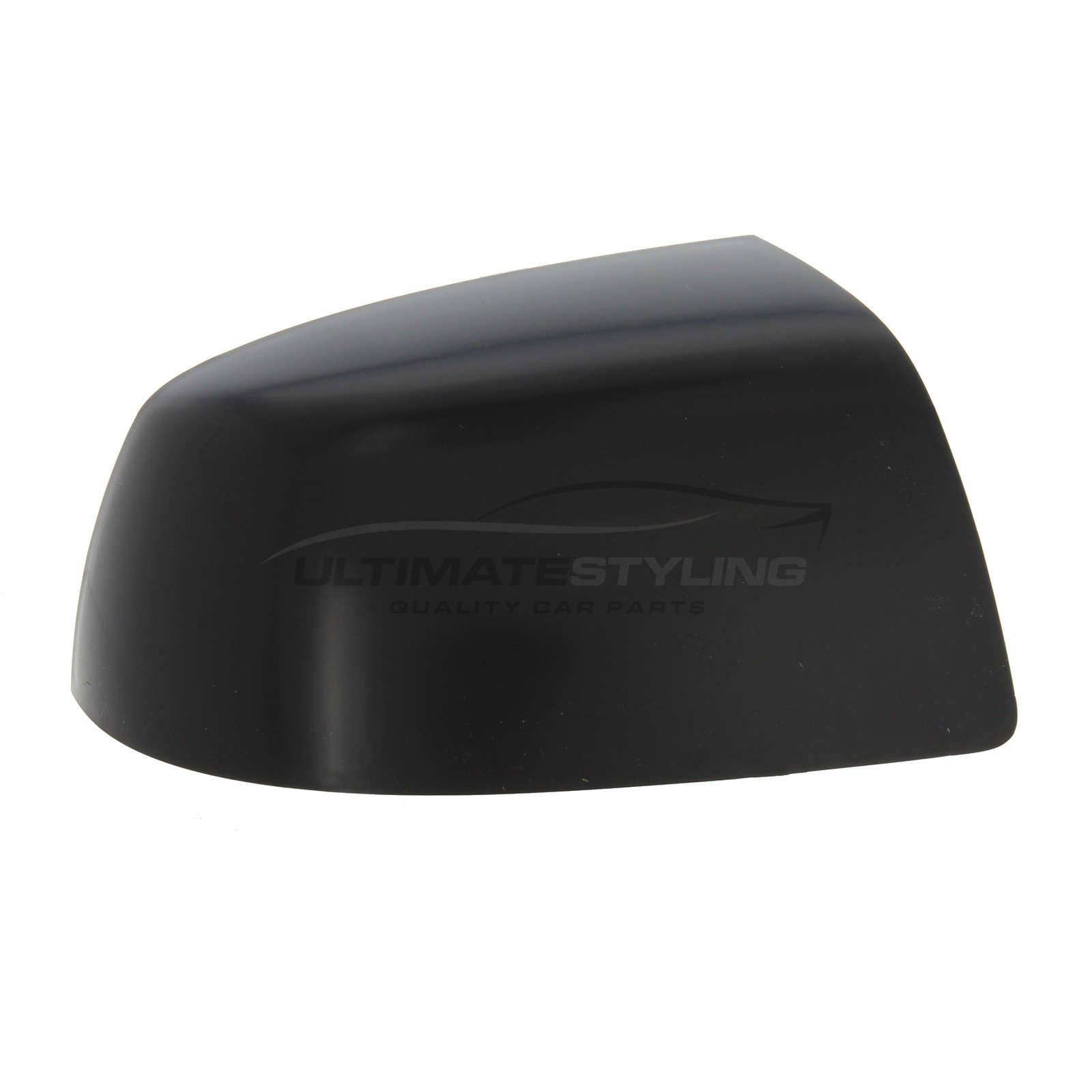Ford C-MAX 2007-2011, Ford Fiesta 2002-2009, Ford Focus 2003-2012, Ford Fusion 2002-2012, Ford Mondeo 2000-2007 Wing Mirror Cover Cap Casing Matt Black Drivers Side (RH)