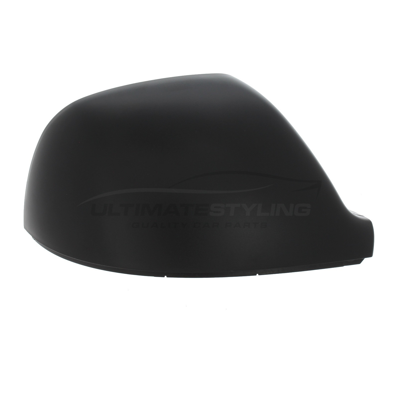 Volkswagen Transporter 2003-2010, Volkswagen Amarok 2010-2021, Volkswagen Caravelle 2009-> Wing Mirror Cover Cap Casing Black (Textured) Drivers Side (RH)