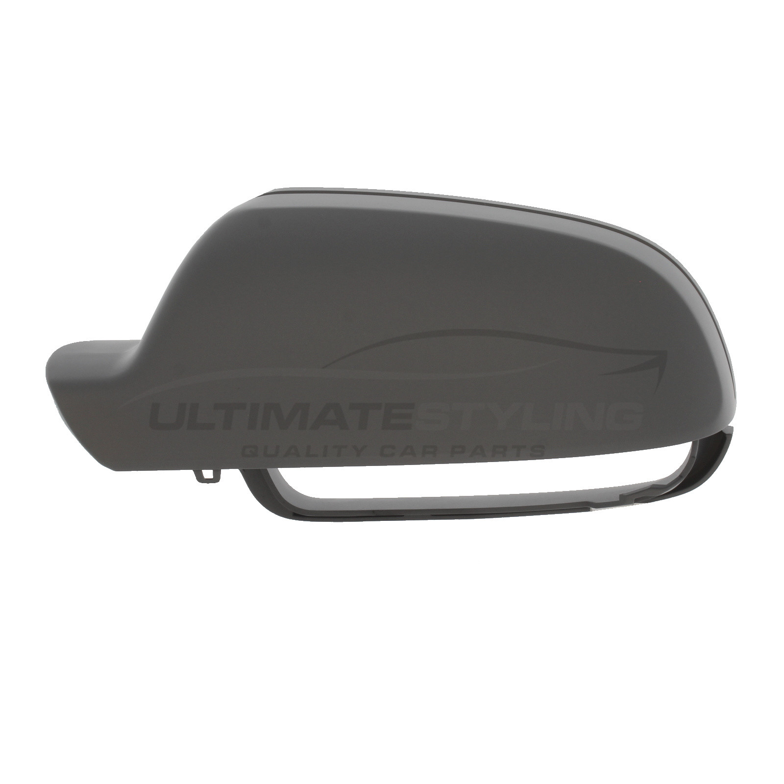 Audi A3 2003-2013, Audi A4 2008-2017, Audi A5 2007-2017, Audi A6 2008-2012 Wing Mirror Cover Cap Casing Primed Passenger Side (LH) Excludes Apertures for Mirror Indicator and Side Assist Lamp