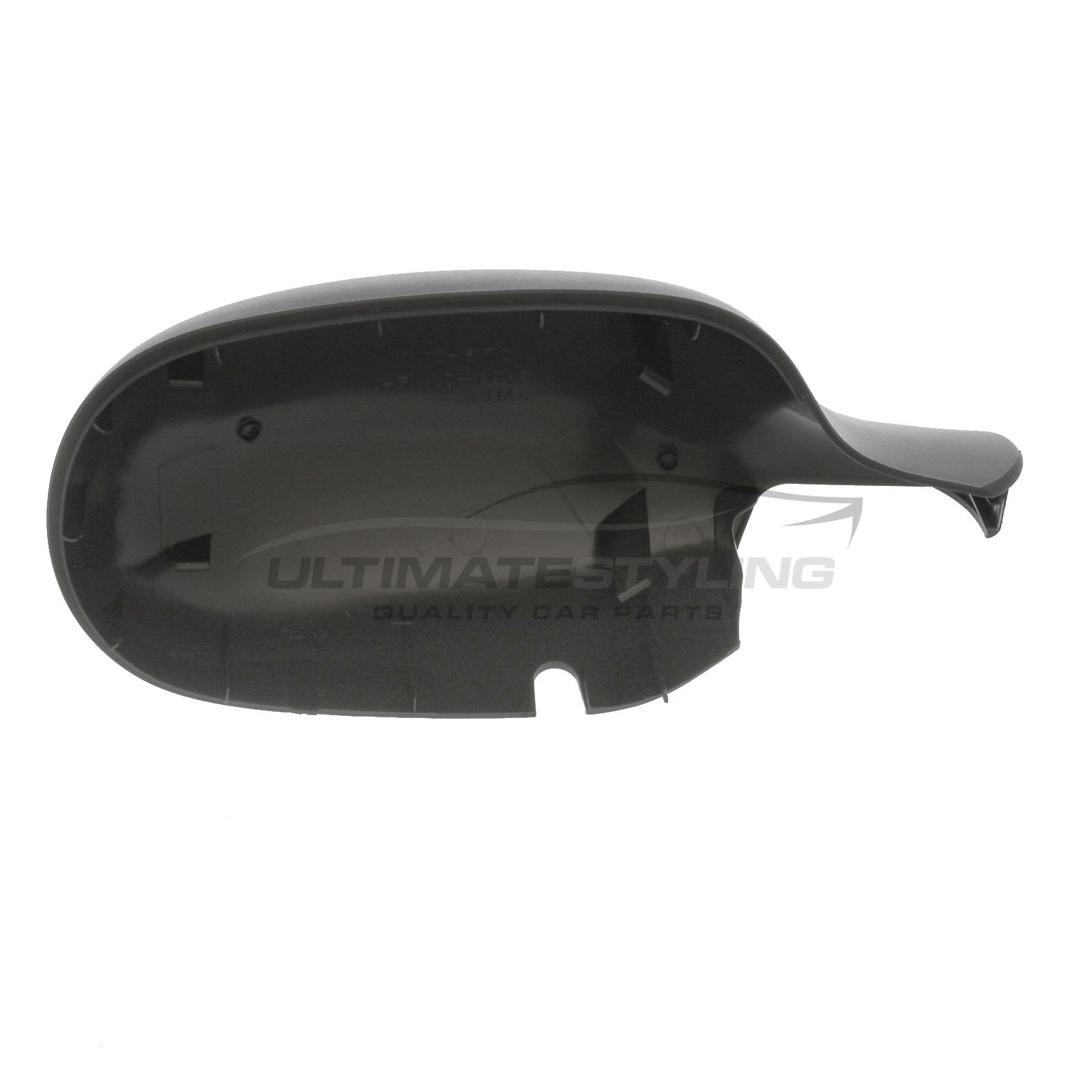 Renault Scenic 1999-2003, Renault Clio 2001-2009, Renault Megane 1996-2003 Wing Mirror Cover Cap Casing Black (Textured) Passenger Side (LH)
