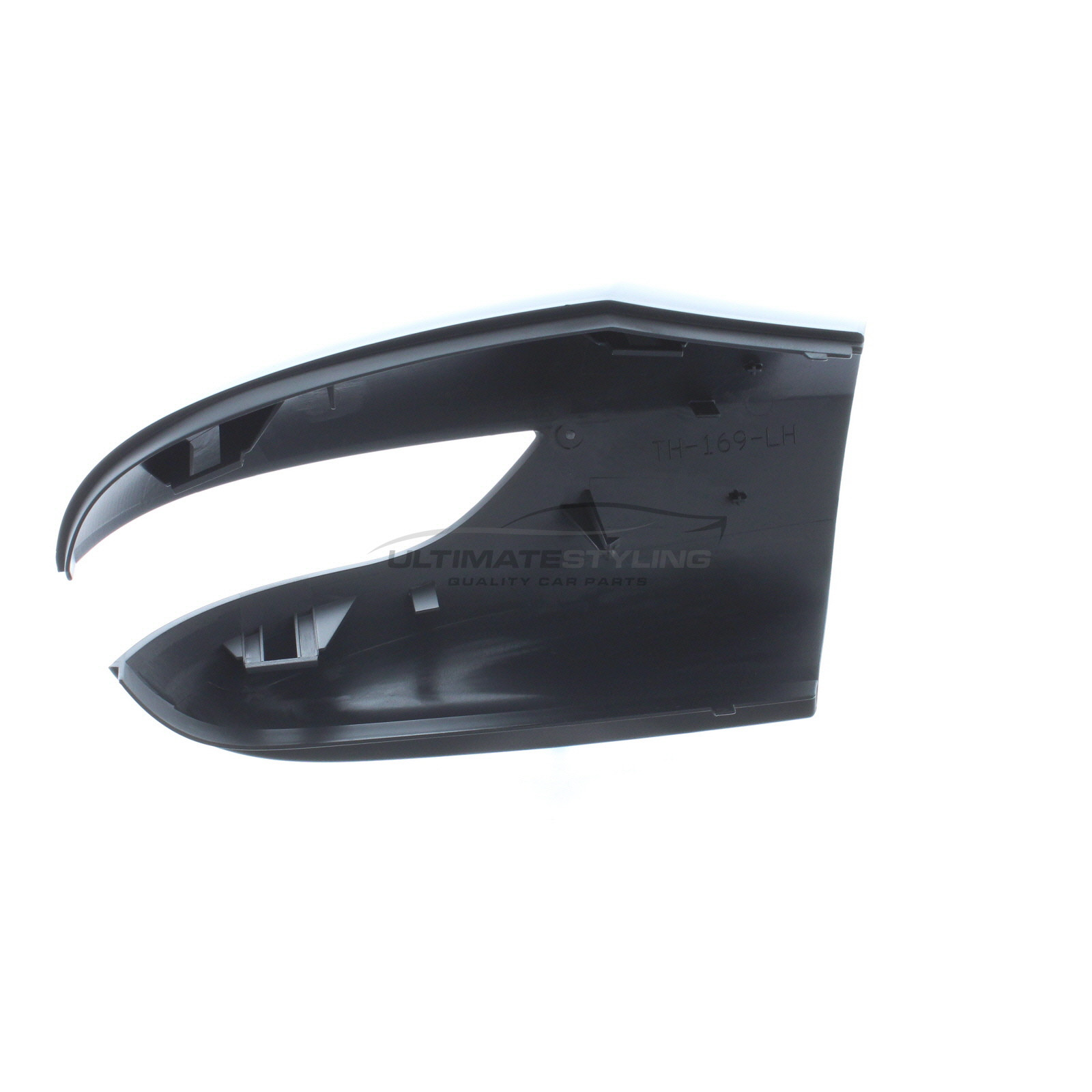 Mercedes Benz A Class 2004-2013, Mercedes Benz B Class 2005-2012 Wing Mirror Cover Cap Casing Black, Suitable for Painting Passenger Side (LH)