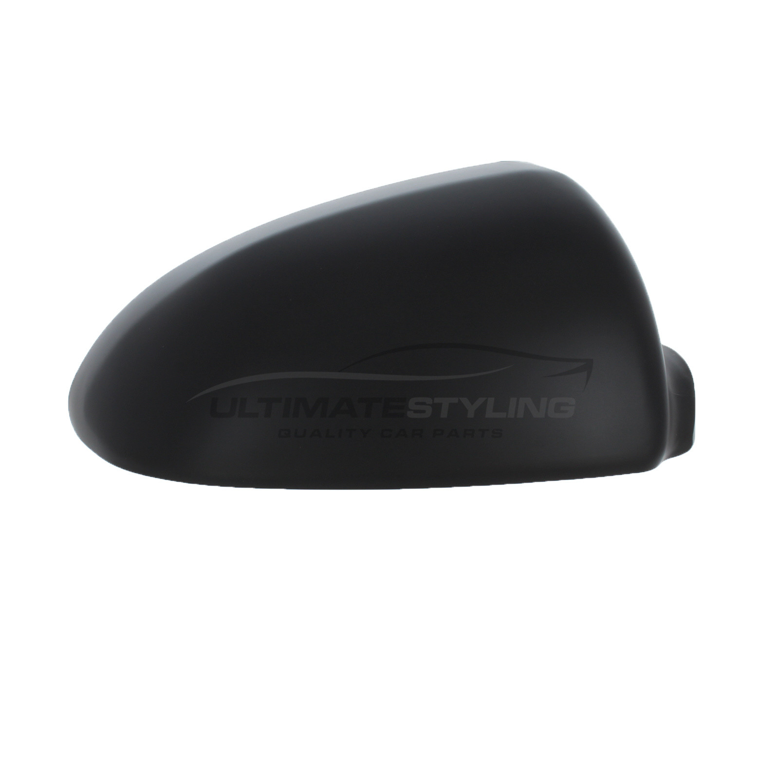 Smart Fortwo 2007-2015 Wing Mirror Cover Cap Casing Black, Suitable for Painting Drivers Side (RH)