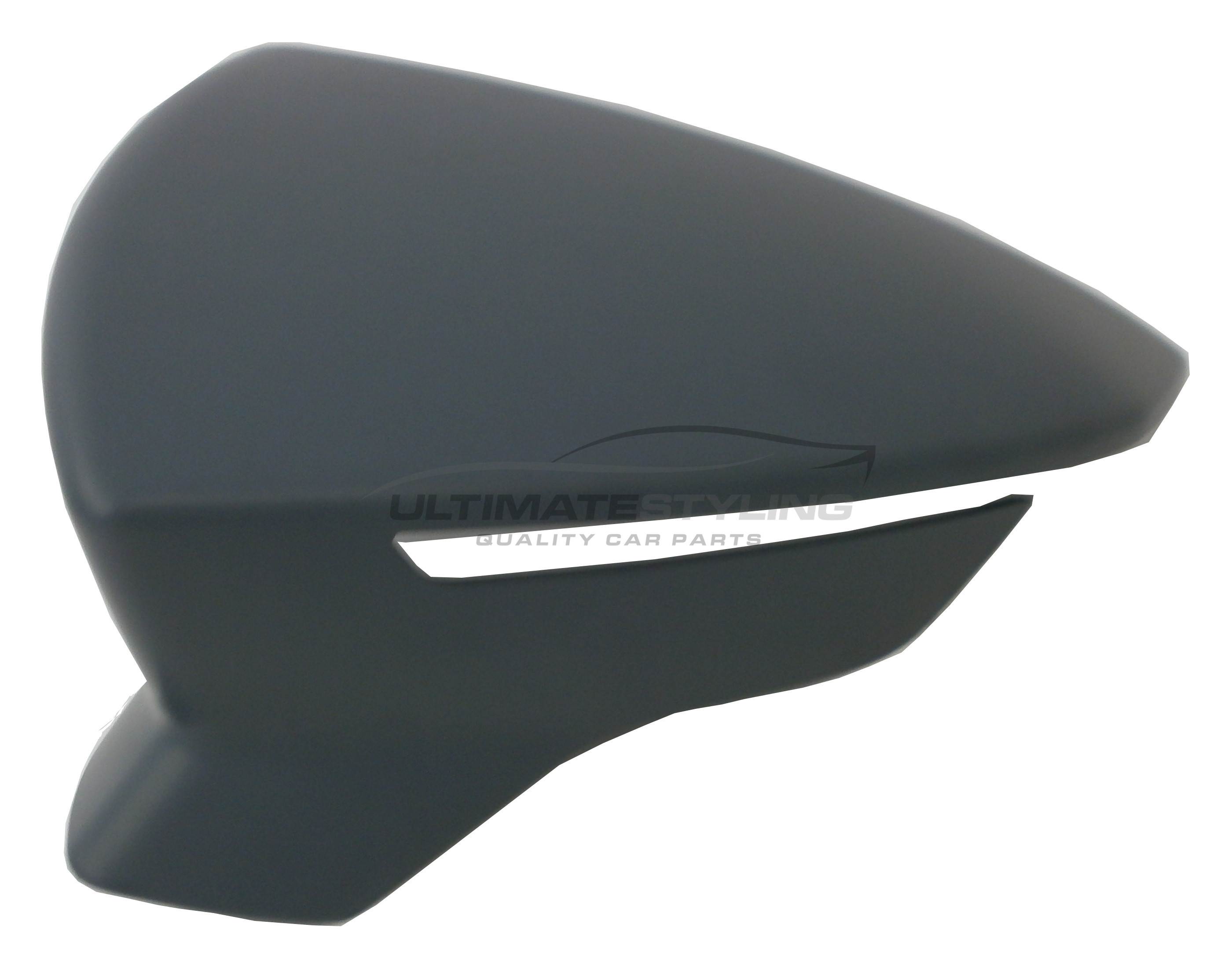 Seat Leon 2013-2021, Seat Arona 2017->, Seat Ibiza 2017-> Wing Mirror Cover Cap Casing Primed Passenger Side (LH)