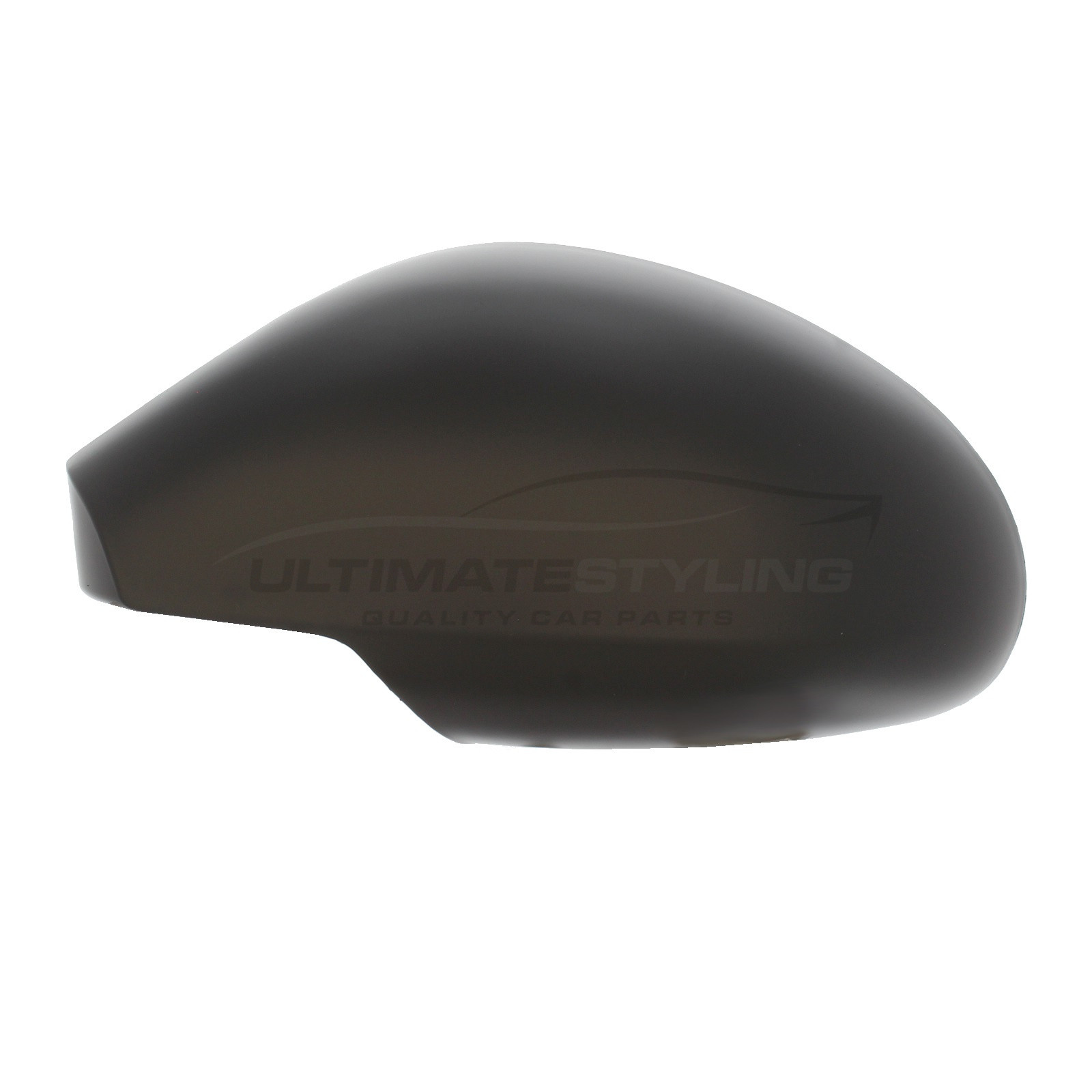 Seat Altea 2004-2015, Seat Cordoba 2002-2006, Seat Ibiza 2002-2009, Seat Leon 2000-2005, Seat Toledo 1999-2010 Wing Mirror Cover Cap Casing Black (Textured) Passenger Side (LH)