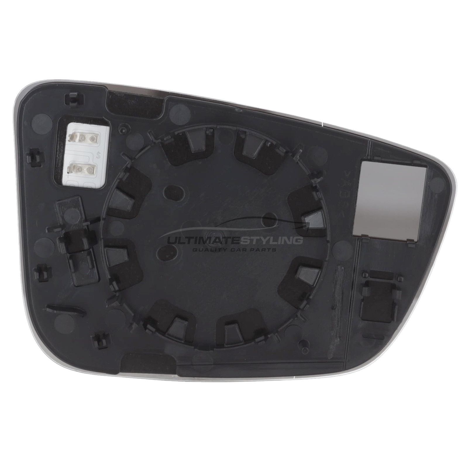 BMW 7 Series 2015-2021 Heated Wing Mirror Glass with Chrome Aspherical Finish Passenger Side (LH)