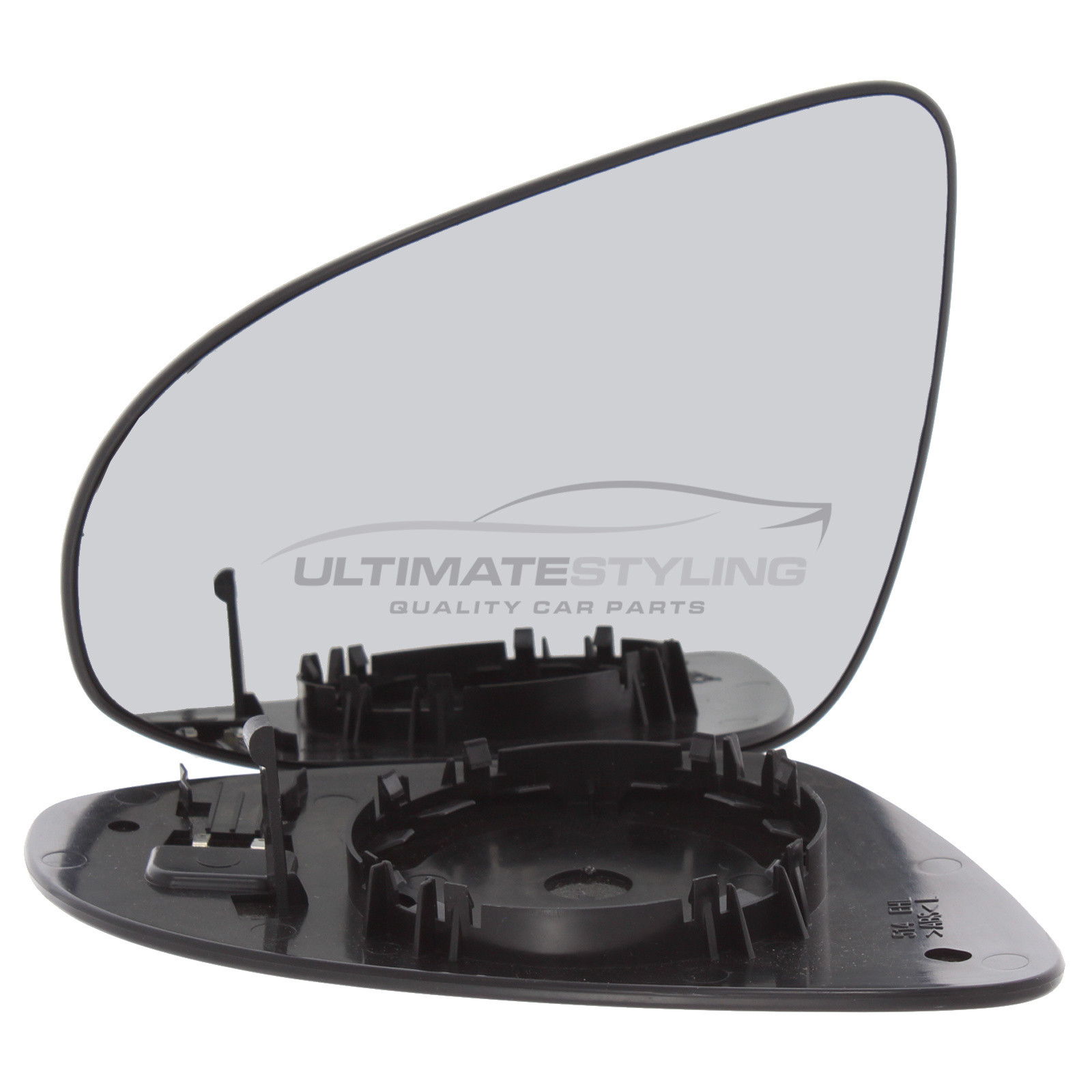 Citroen C1 2014-2022, Peugeot 108 2014-2022, Toyota Aygo 2014-2022 Heated Wing Mirror Glass with Chrome Convex Finish Passenger Side (LH)