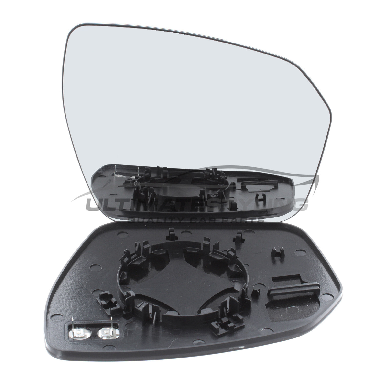 Land Rover Range Rover Evoque 2011-2015 Heated Wing Mirror Glass with Chrome Convex Finish Drivers Side (RH)