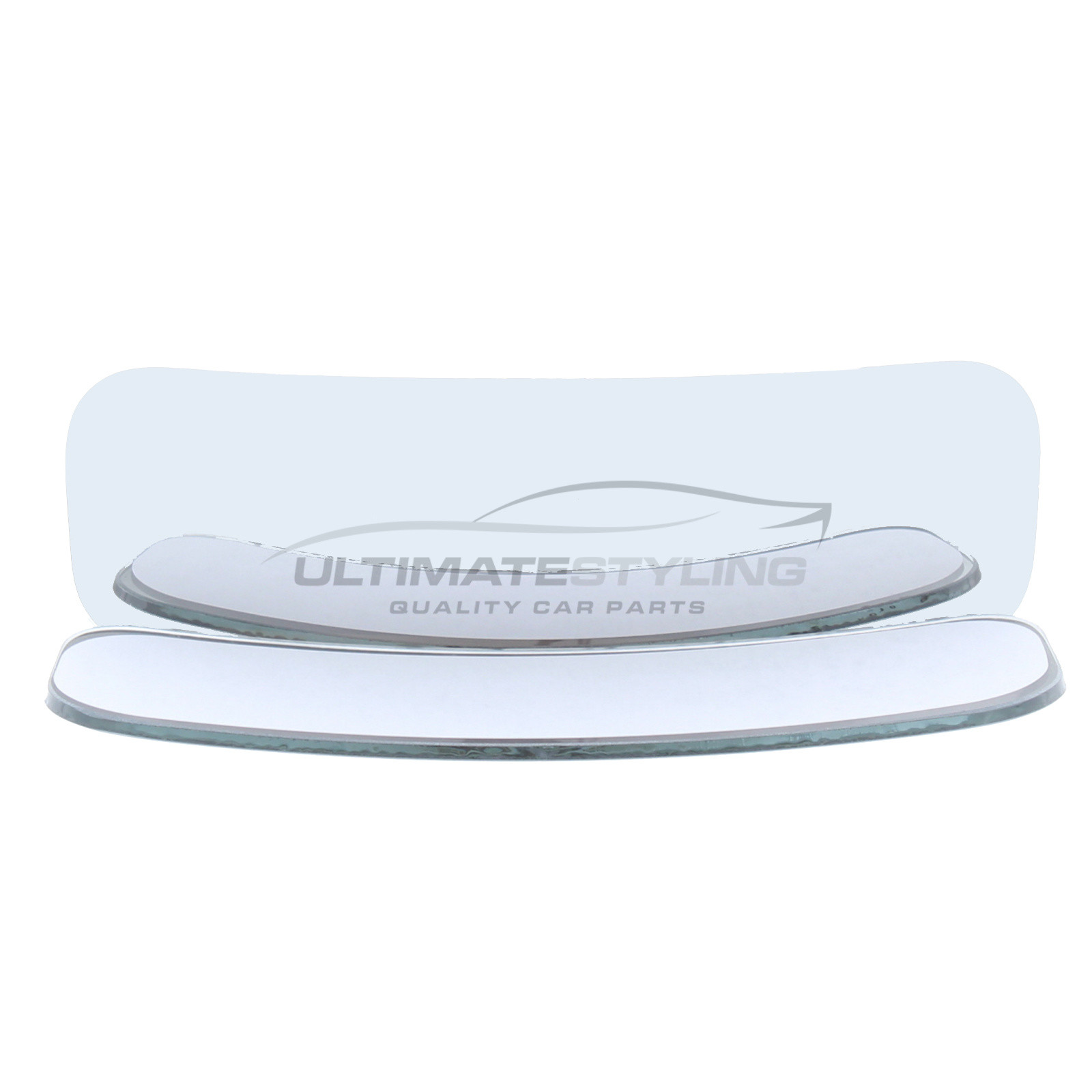 Iveco Daily 1999-2006 Non-Heated Lower Dead Angle Wing Mirror Glass with Chrome Convex Finish Universal (LH or RH)