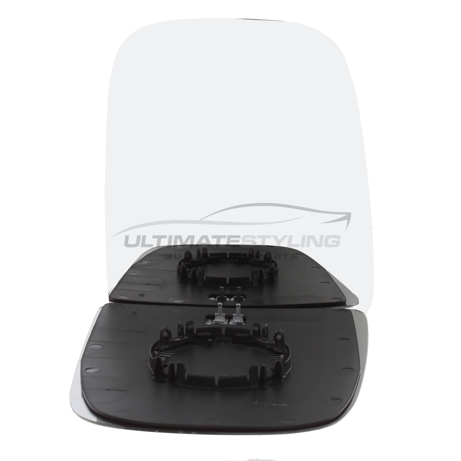 Iveco Daily 2006-2014 Heated Upper Wing Mirror Glass with Chrome Convex Finish Drivers Side (RH)