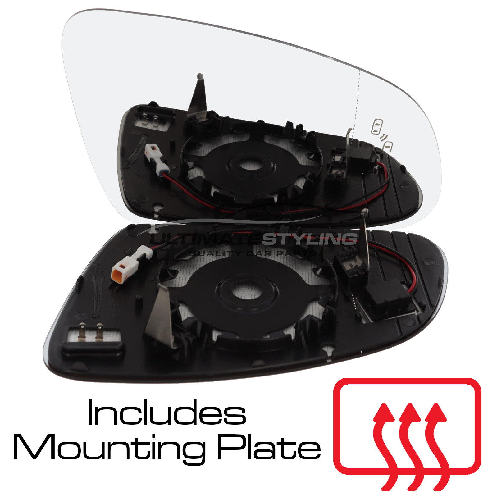 Wing Mirror Glass for Hyundai Kona