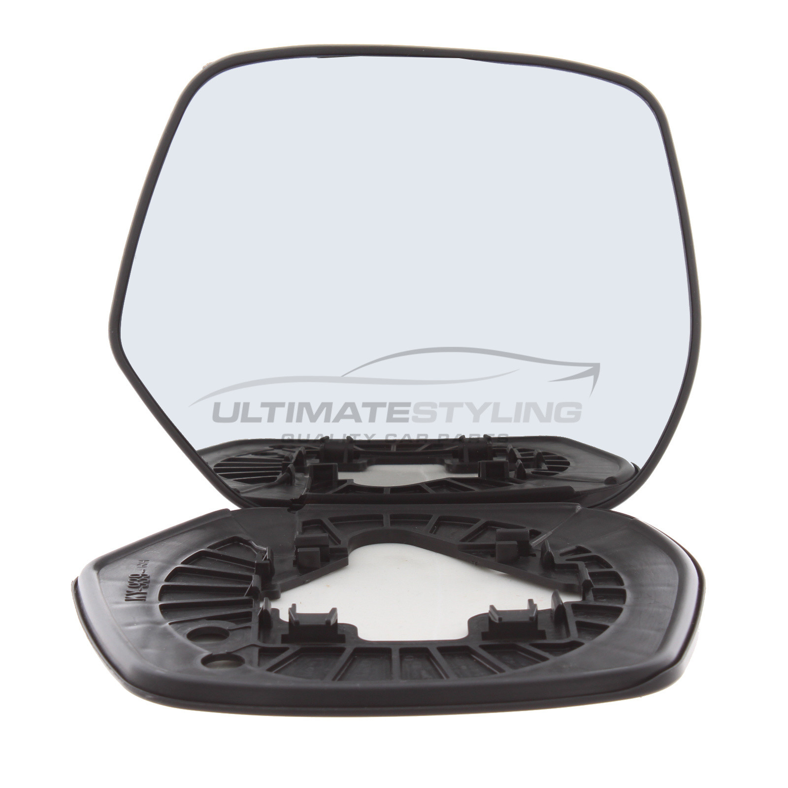 Honda CR-V 2006-2013 Non-Heated Wing Mirror Glass with Chrome Convex Finish Drivers Side (RH)