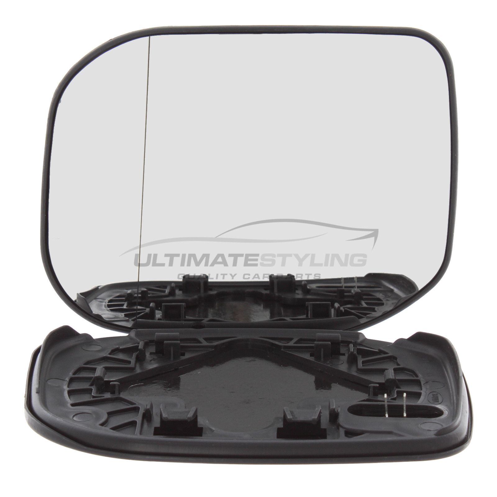 Honda Accord 2008-2015 Heated Wing Mirror Glass with Chrome Aspherical Finish Passenger Side (LH)