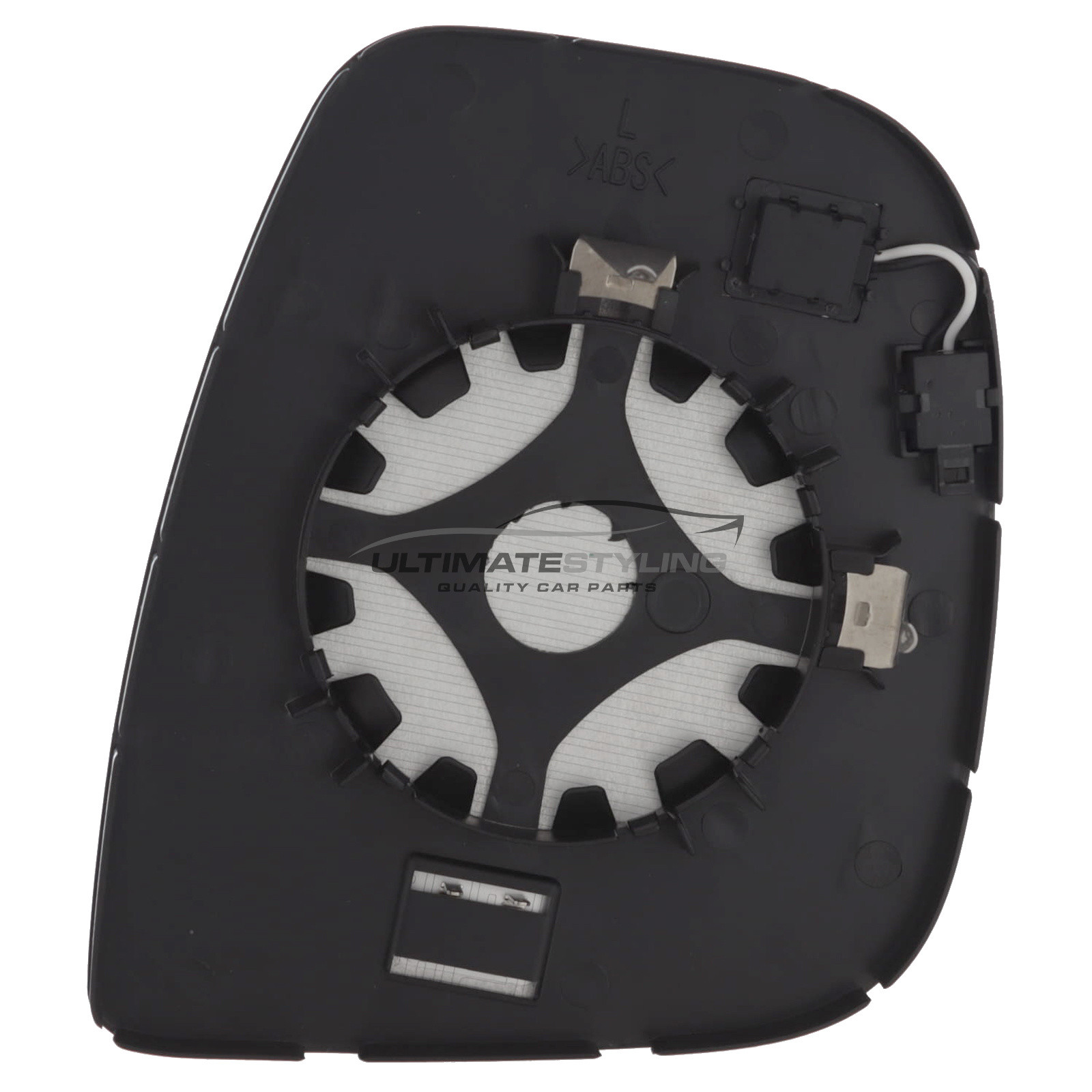 Citroen Berlingo Mk3 K9 2018->, Fiat Doblo 510/511 2022->, Peugeot Partner Mk3 K9 / Rifter 2018->, Toyota Proace City 2020->, Vauxhall Combo 2018-> Wing Mirror Glass - Heated - Convex - Blind Spot Indicator Detection Light - Passengers Side