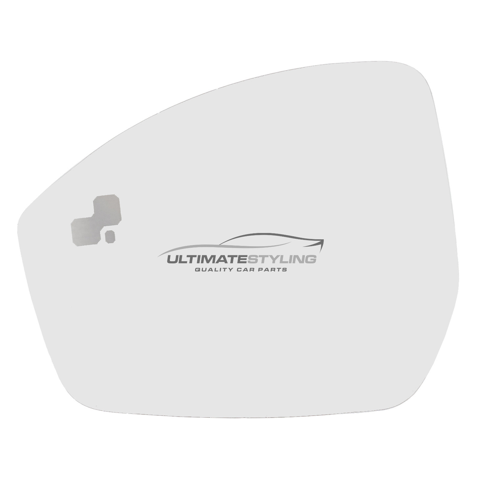 Jaguar/Daimler E Pace X540 2017-2025 / F Pace X761 2016-2025, Land Rover Discovery Sport L560 2014-2025 / Range Rover Velar L560 2017-2025 Wing Mirror Glass - Convex - Heated - Blind Spot Indicator - Passengers Side Nearside Left Hand