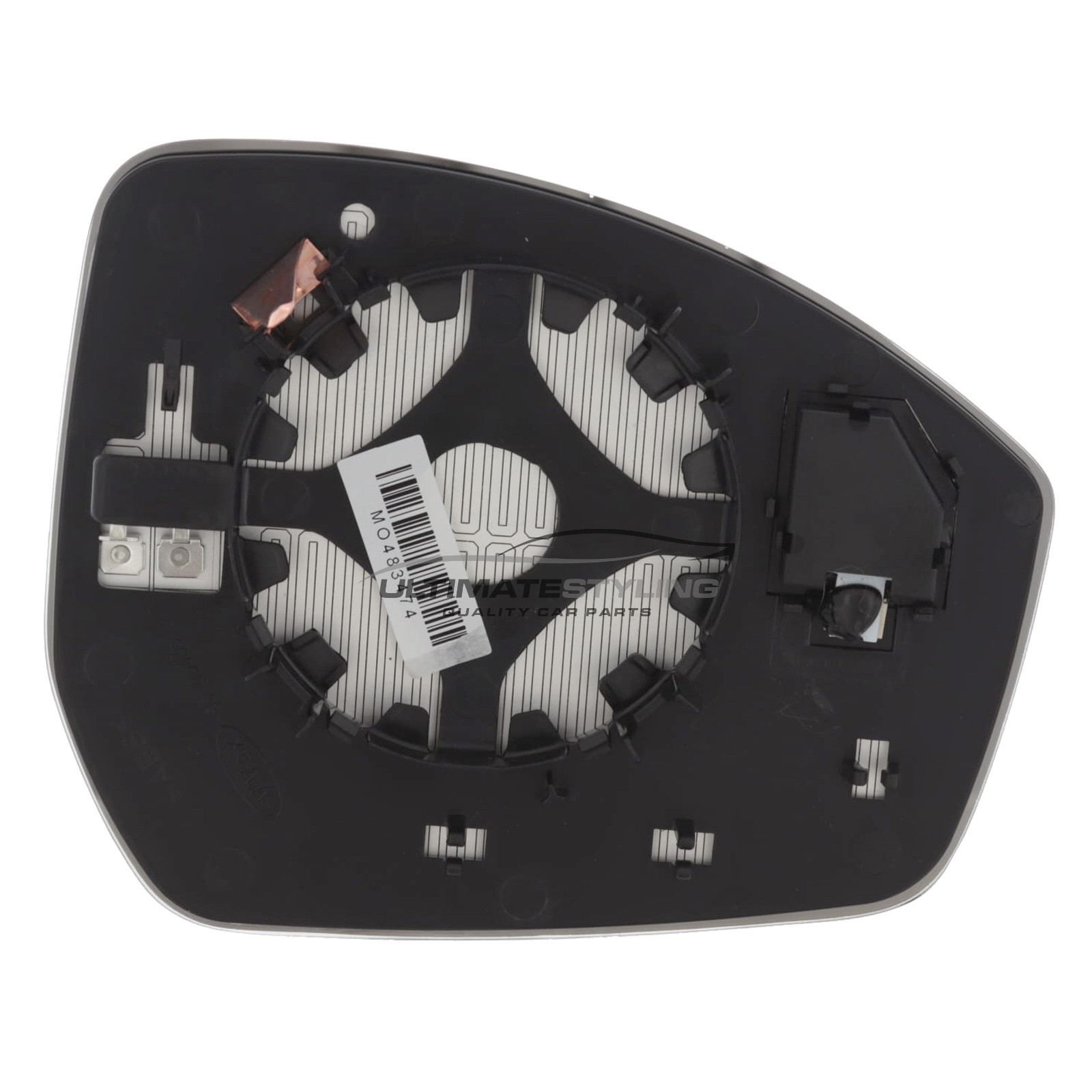 Jaguar/Daimler E Pace X540 2017-2025 / F Pace X761 2016-2025, Land Rover Discovery Sport L560 2014-2025 / Range Rover Velar L560 2017-2025 Wing Mirror Glass - Convex - Heated - Blind Spot Indicator - Passengers Side Nearside Left Hand