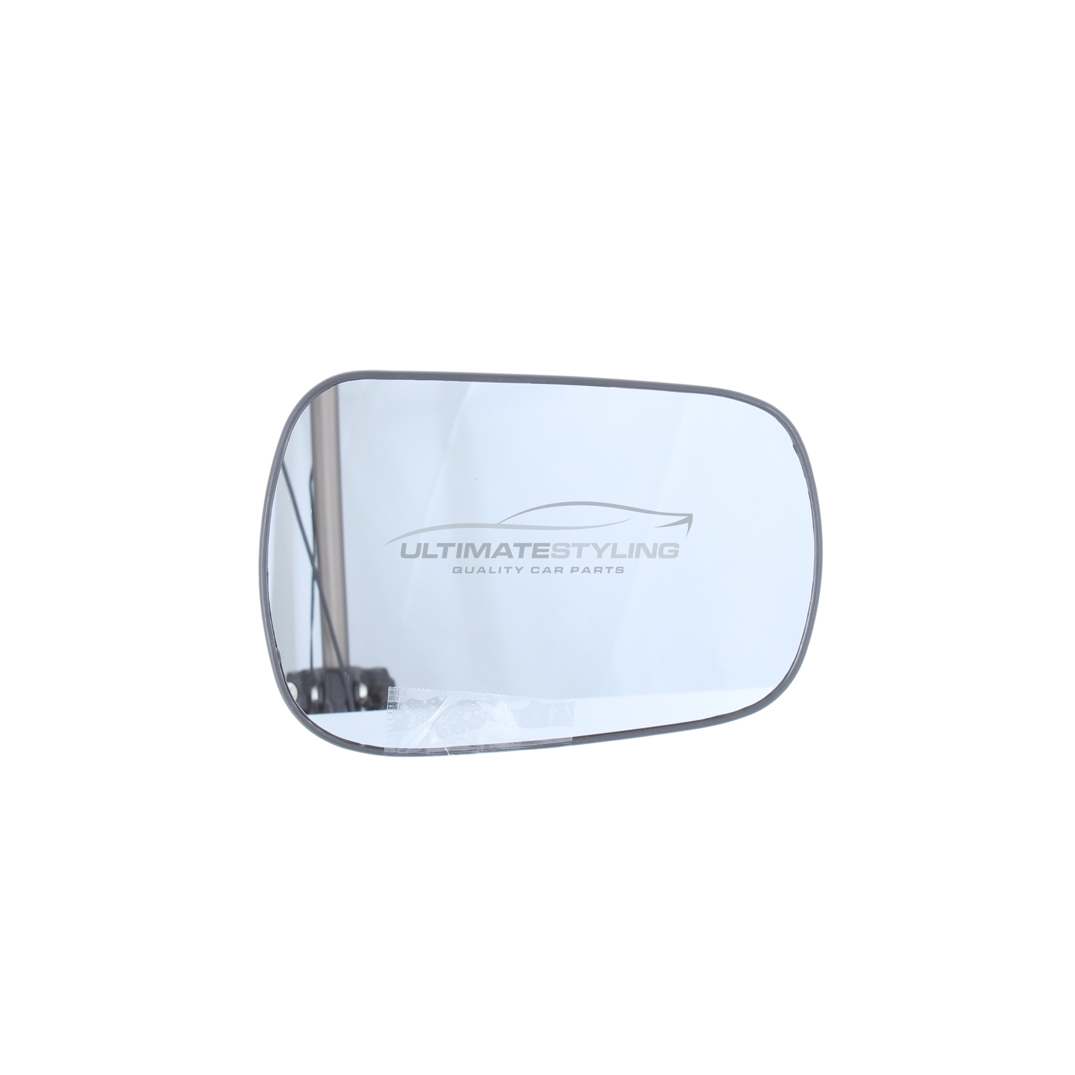 Ford Fiesta 2002-2005, Ford Fusion 2002-2006 Heated Wing Mirror Glass with Chrome Convex Finish Drivers Side (RH)