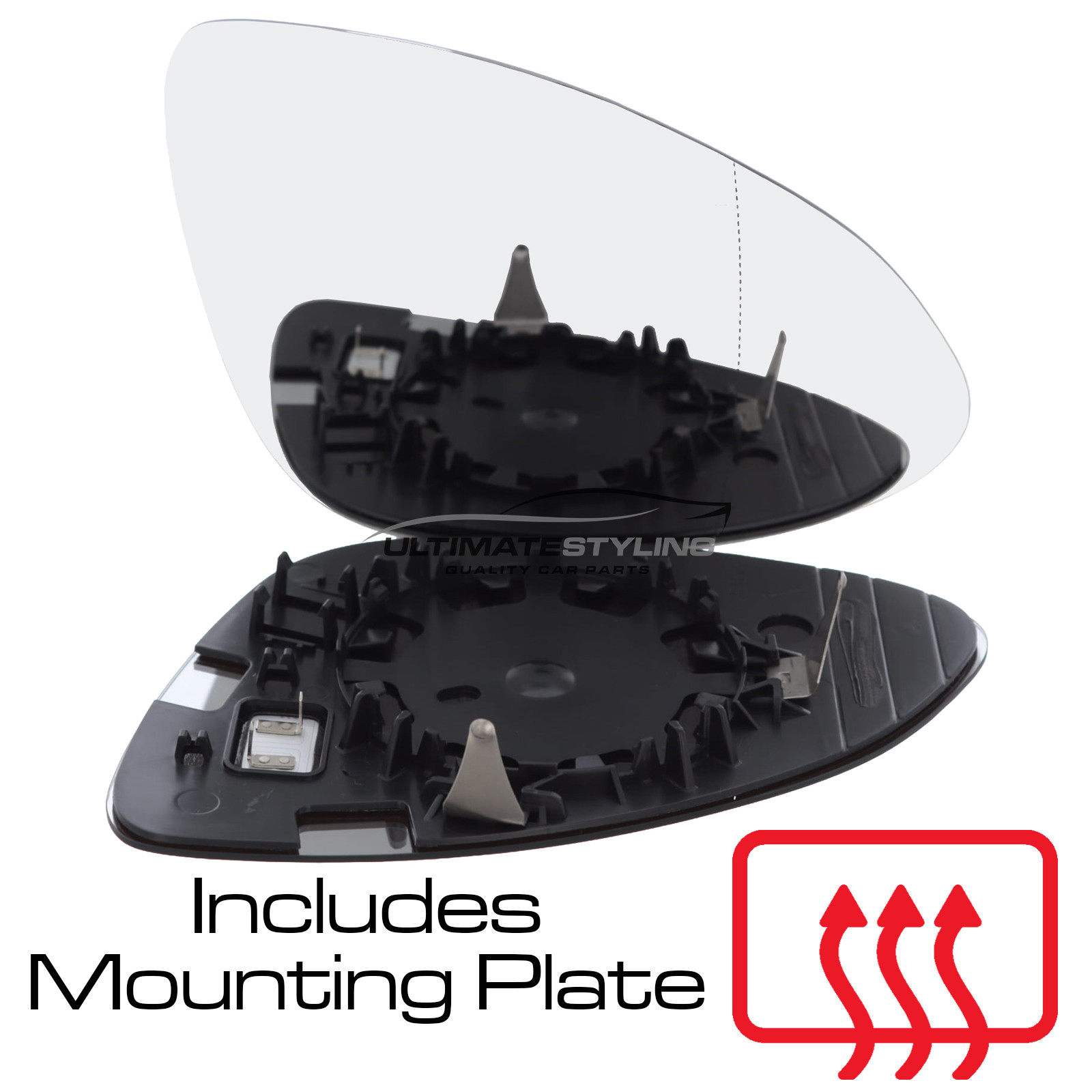 Wing Mirror Glass for Porsche Cayenne