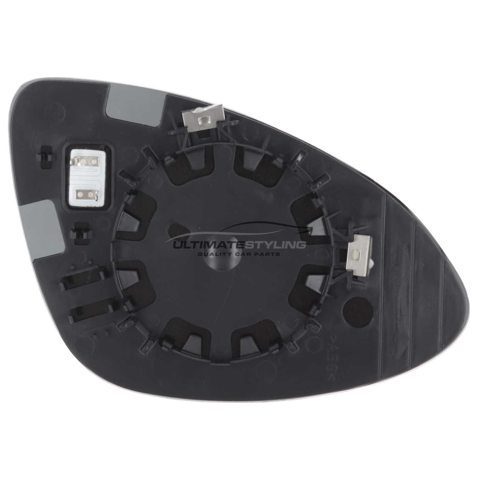 Porsche Cayenne 958 2010-2014 Wing Mirror Glass - Heated - Convex - Chrome - Passenger Side Nearside Left Hand