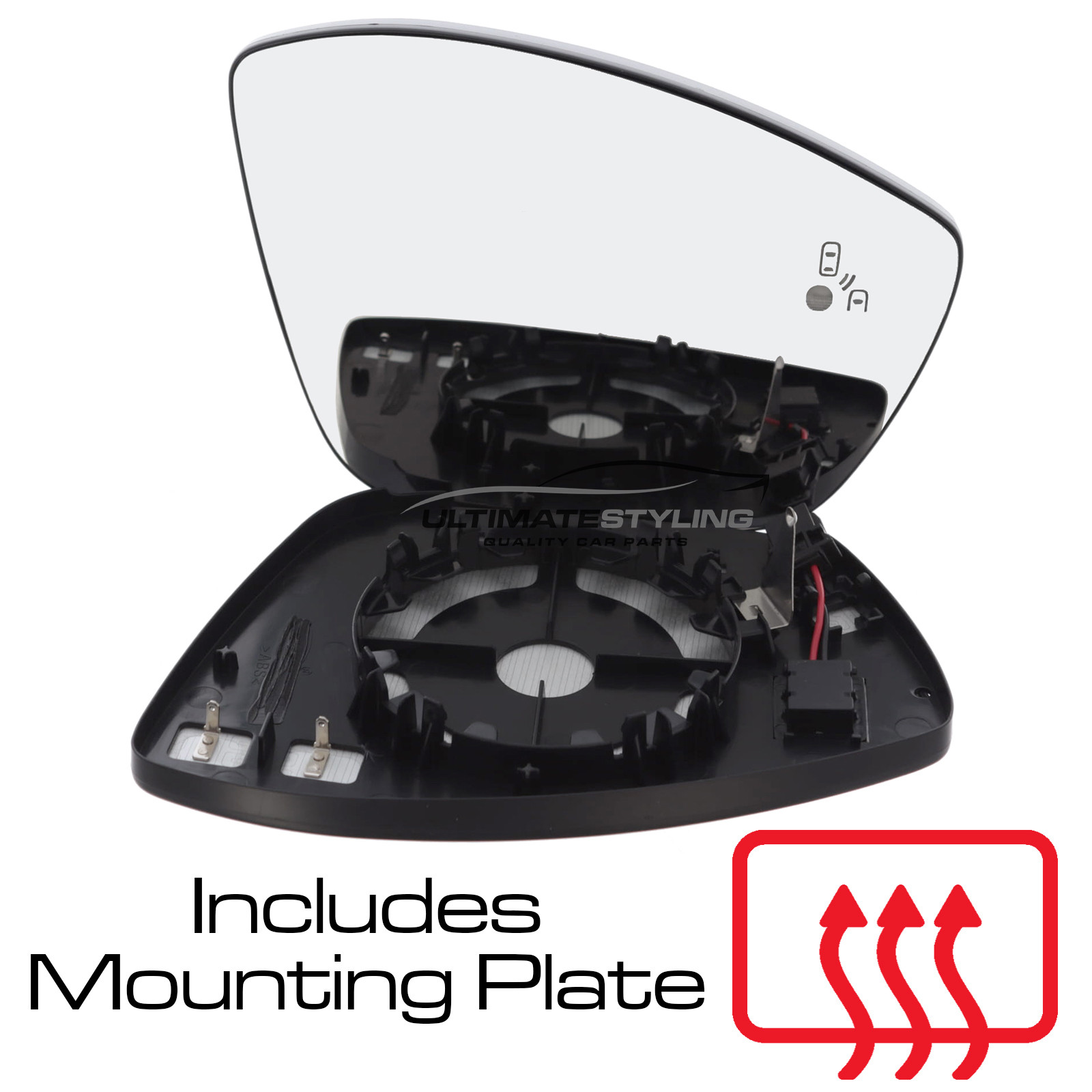 Wing Mirror Glass for Vauxhall Mokka