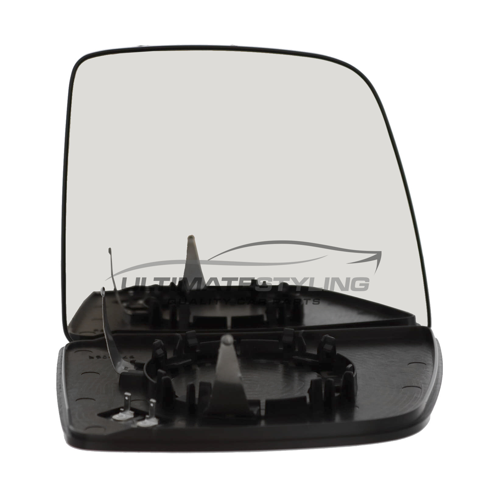 Ford Tourneo Connect / Transit Connect Wing Mirror Glass - Drivers Side (RH) - Heated - Convex - Chrome