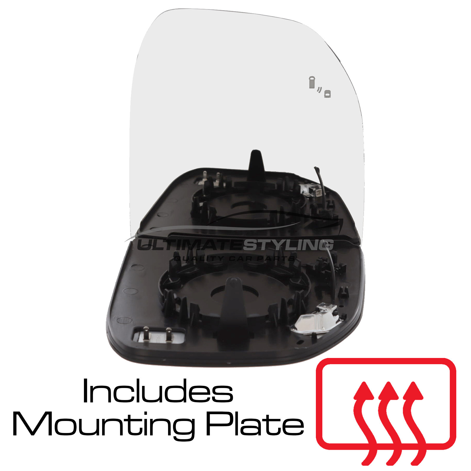 Wing Mirror Glass for Ford Transit Custom