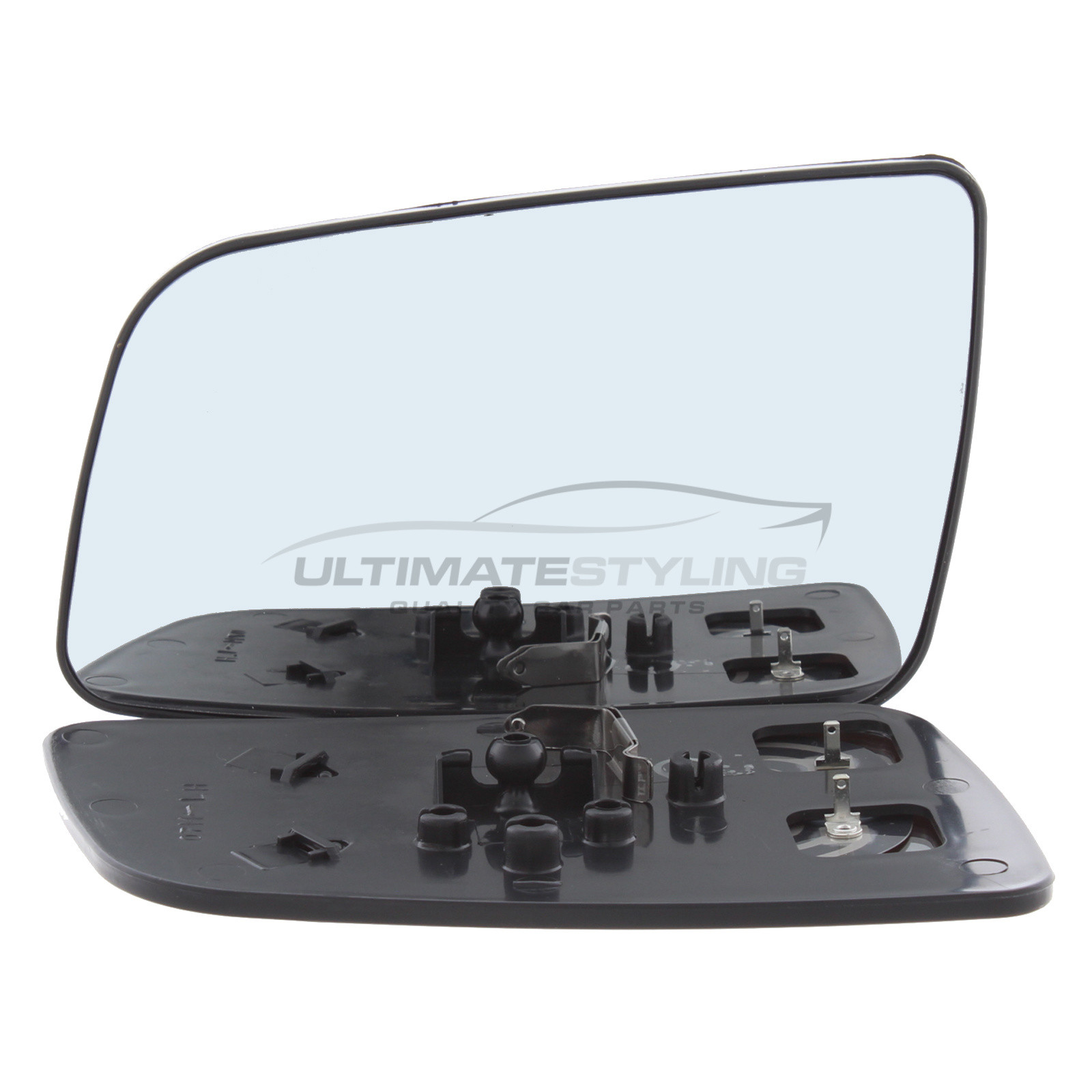 Vauxhall Astra 1998-2006 Heated Wing Mirror Glass with Chrome Convex Finish Passenger Side (LH)