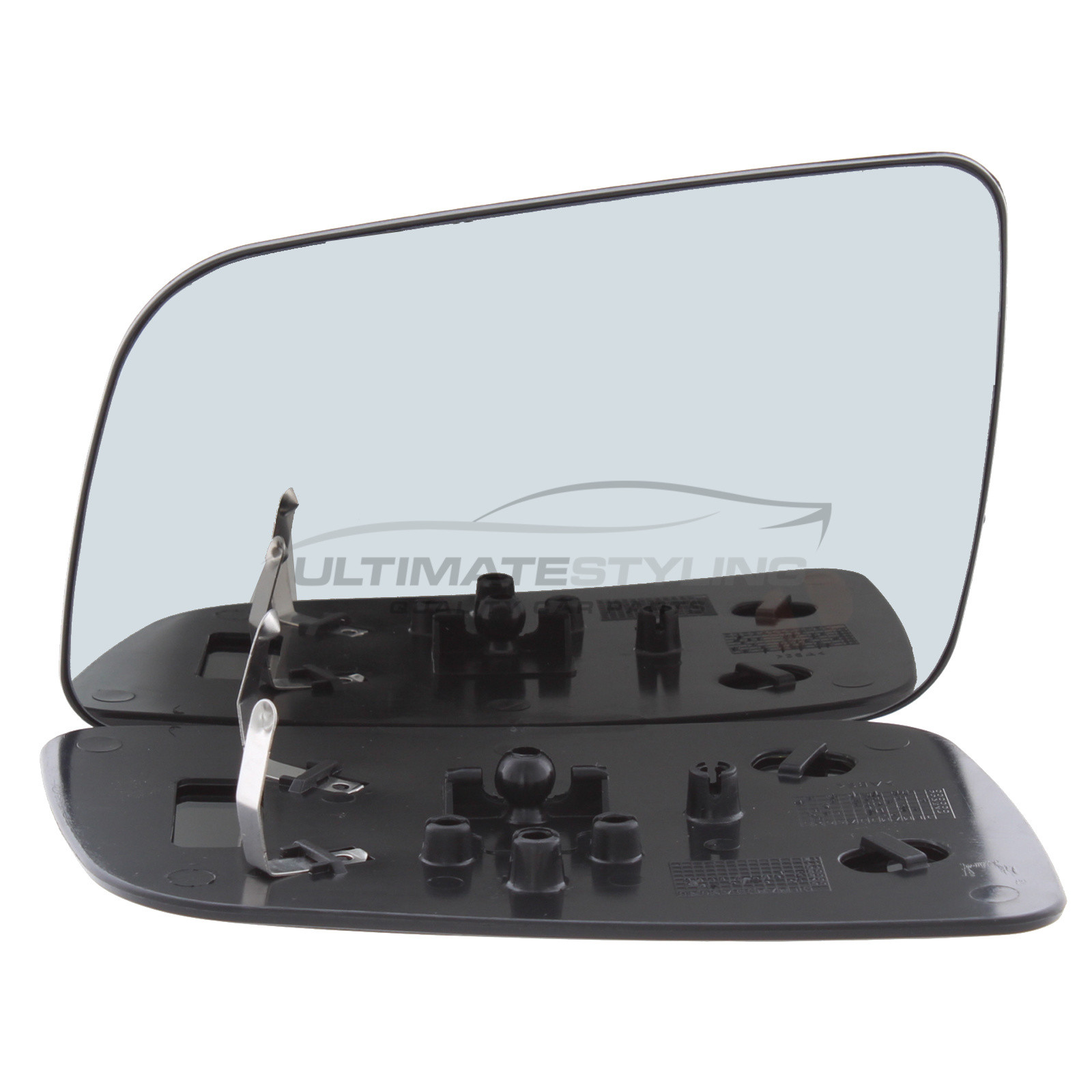 Vauxhall Astra 1998-2006 Non-Heated Wing Mirror Glass with Chrome Convex Finish Passenger Side (LH)