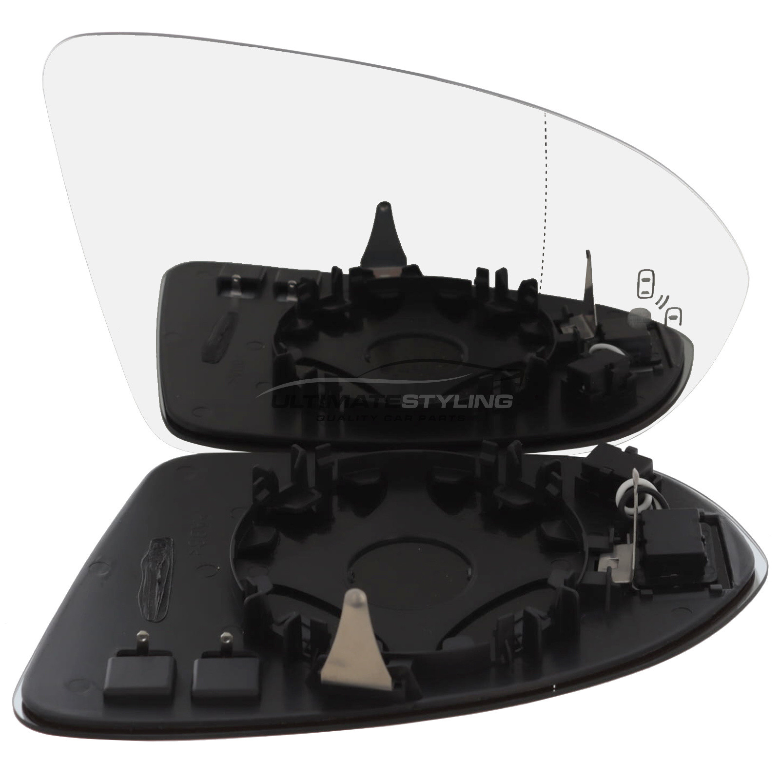 Wing Mirror Glass for Vauxhall Astra