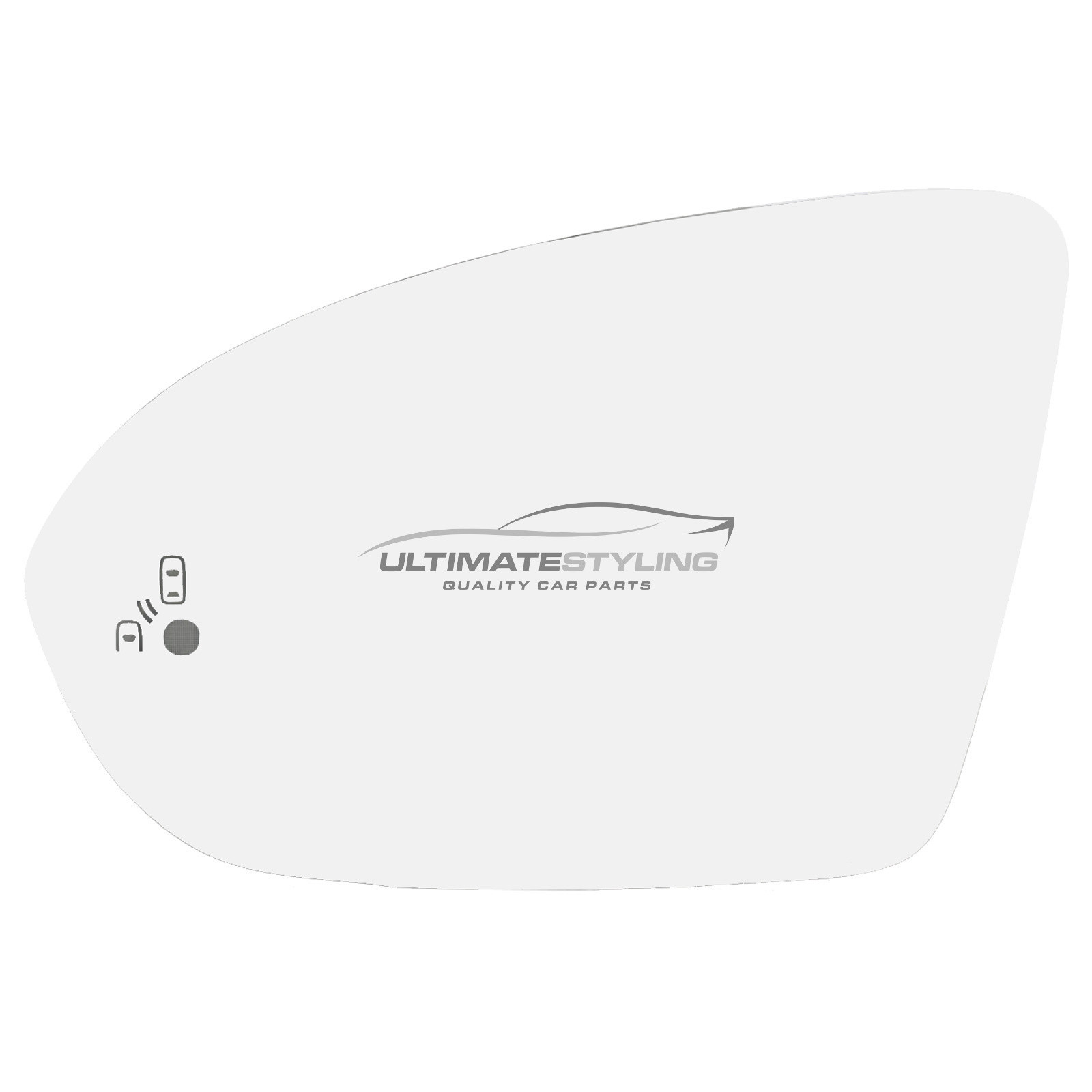 Vauxhall Astra Mk7 K 2015-2022 / Insignia 2017-2022 Wing Mirror Glass - Convex - Heated - Blind Spot Indicator - Passengers Side Nearside Left Hand