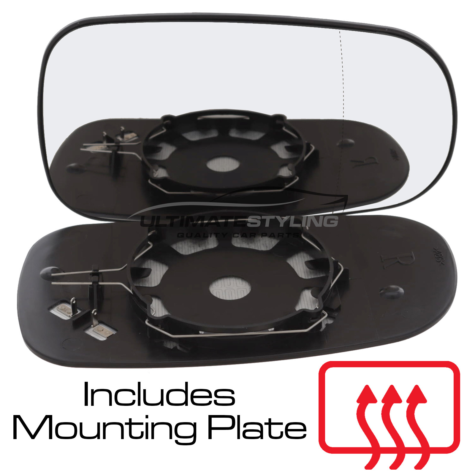 Wing Mirror Glass for Saab 9-5