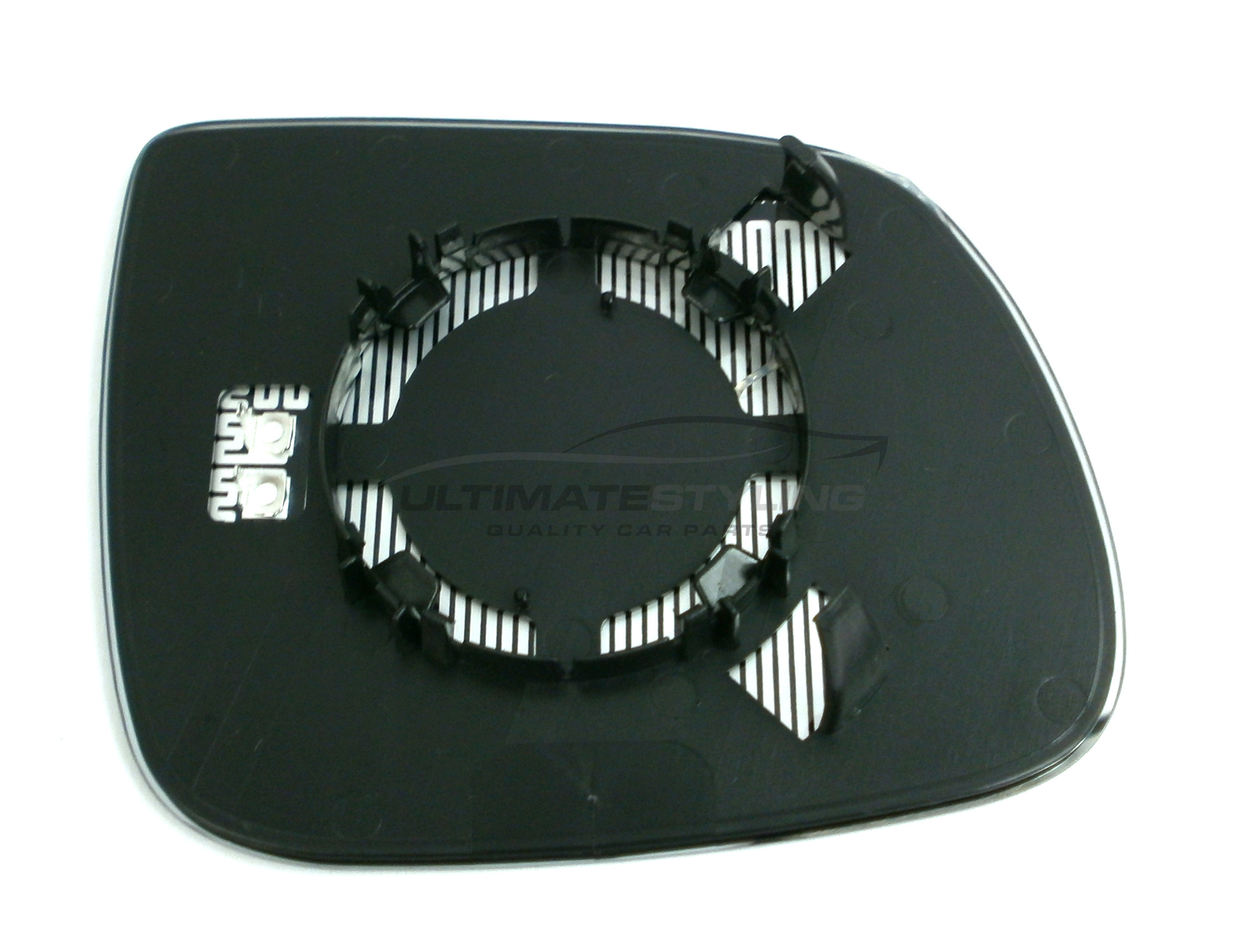 Audi Q5 2008-2017, Audi Q7 2010-2016, Audi SQ5 2012-2017 Heated Wing Mirror Glass with Chrome Convex Finish Passenger Side (LH)