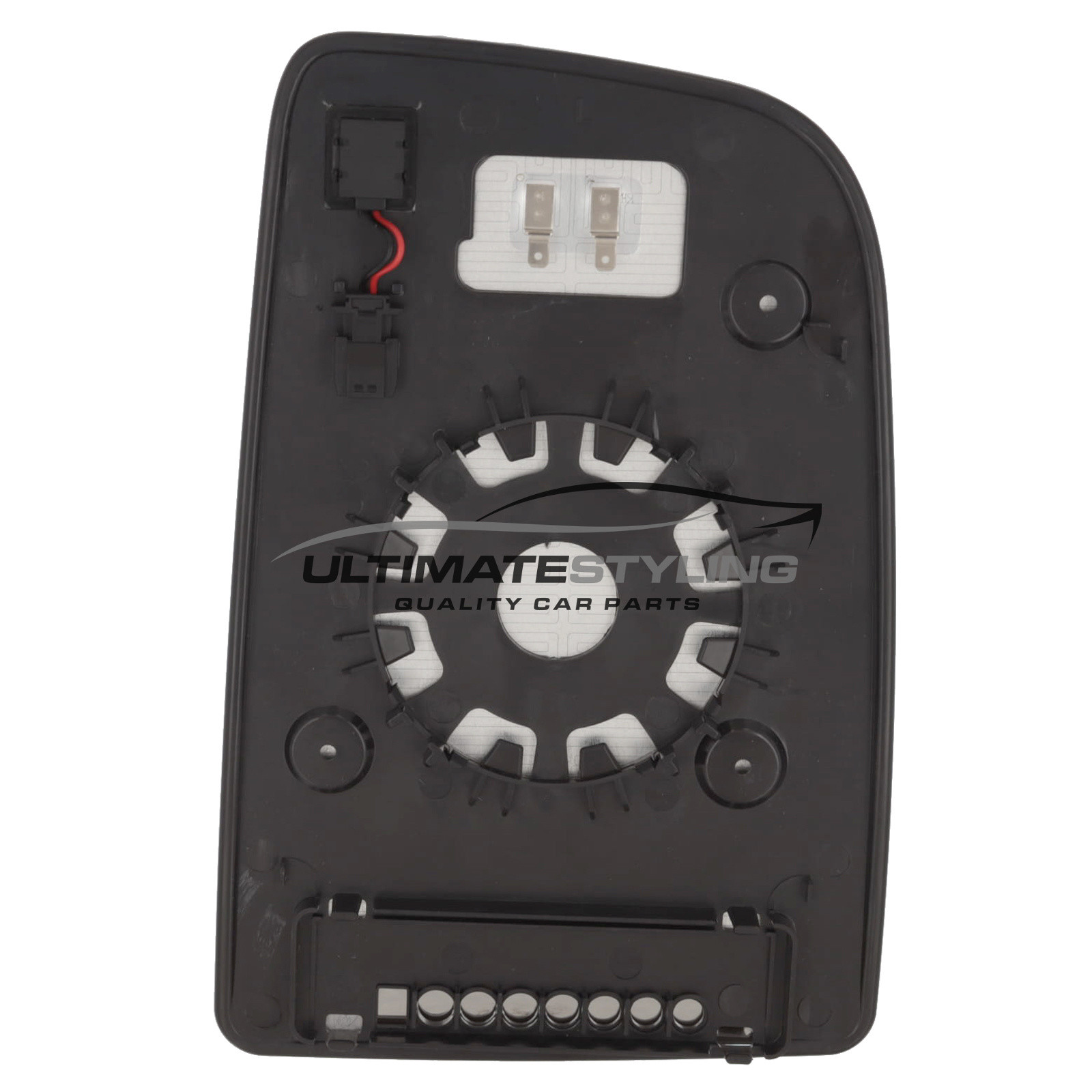 Mercedes Benz Sprinter 2018-2025 Upper Wing Door Mirror Glass - Heated - Convex - Blind Spot Indicator Detection Light - Passengers Side Nearside Left Hand