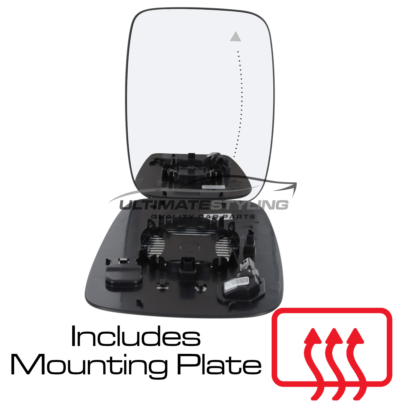 Wing Mirror Glass for Nissan Primastar