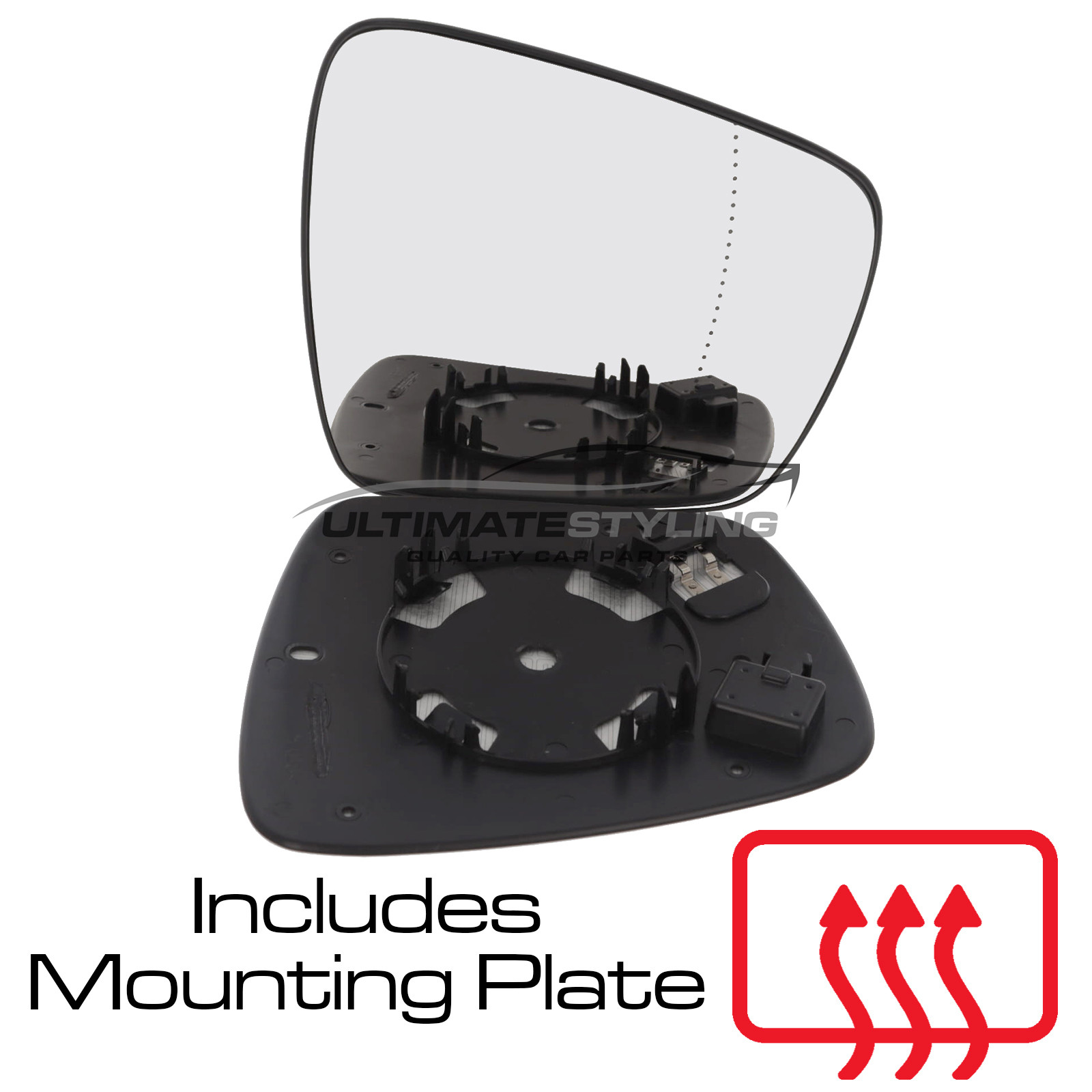 Wing Mirror Glass for Renault Kadjar