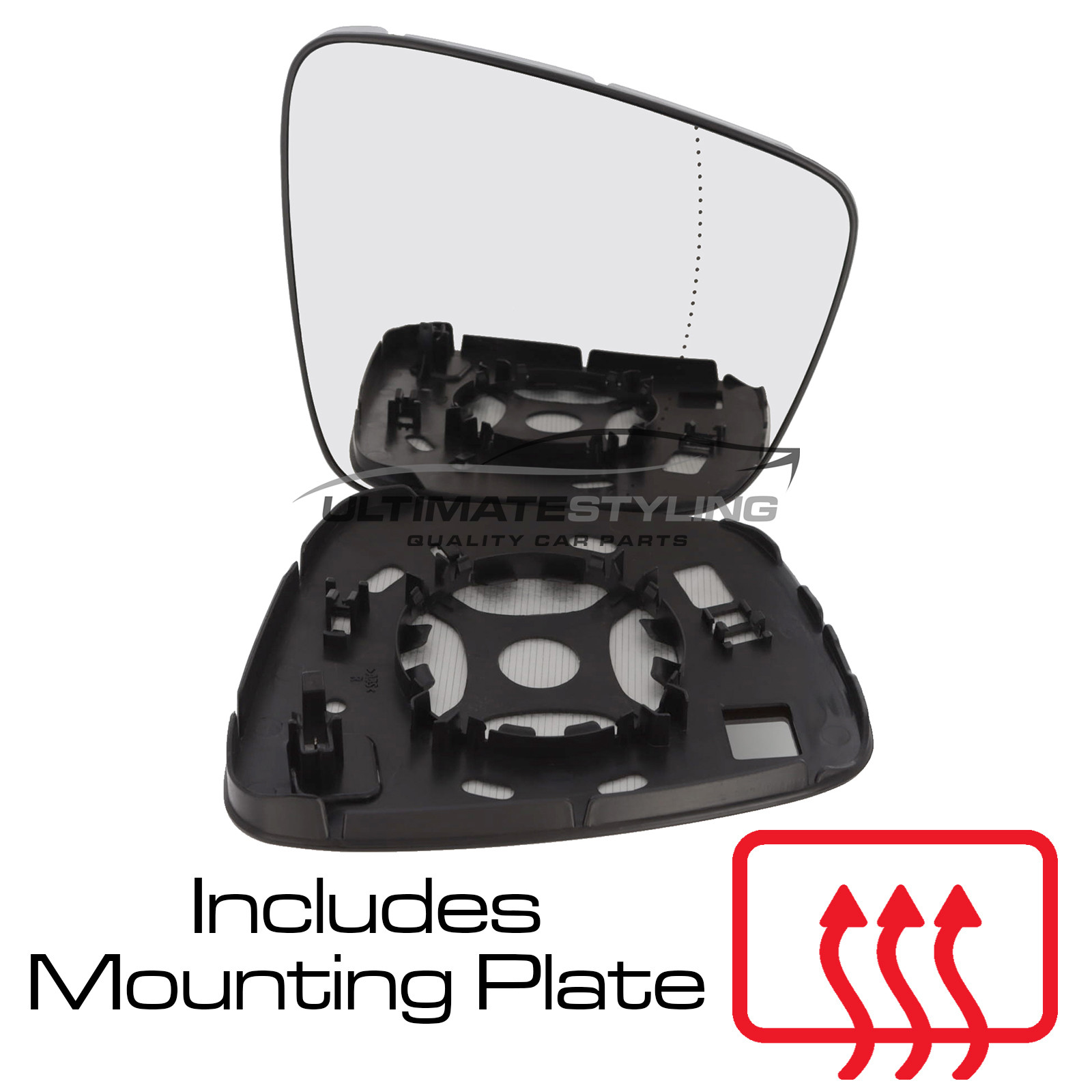 Wing Mirror Glass for Renault Kangoo